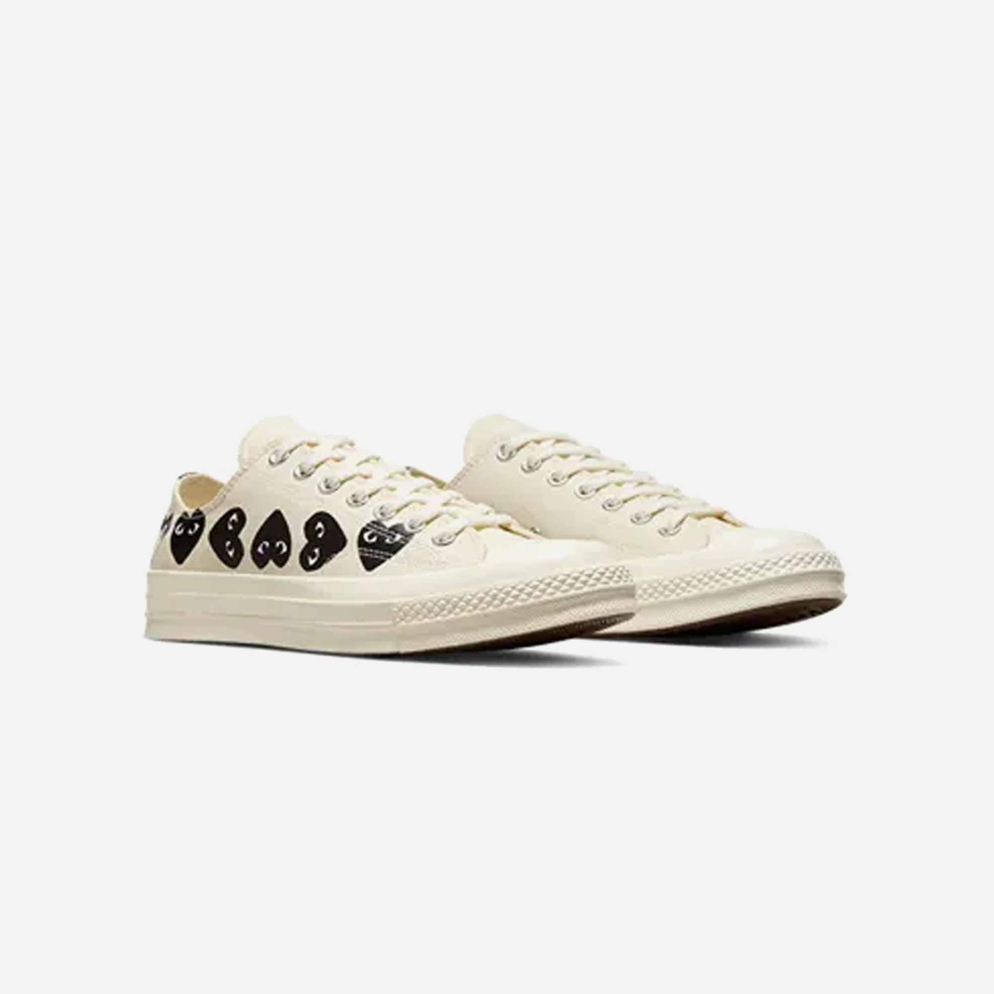 Converse Chuck Taylor All Star 70 Ox Comme des Garcons PLAY Multi-Heart Milk - view 2