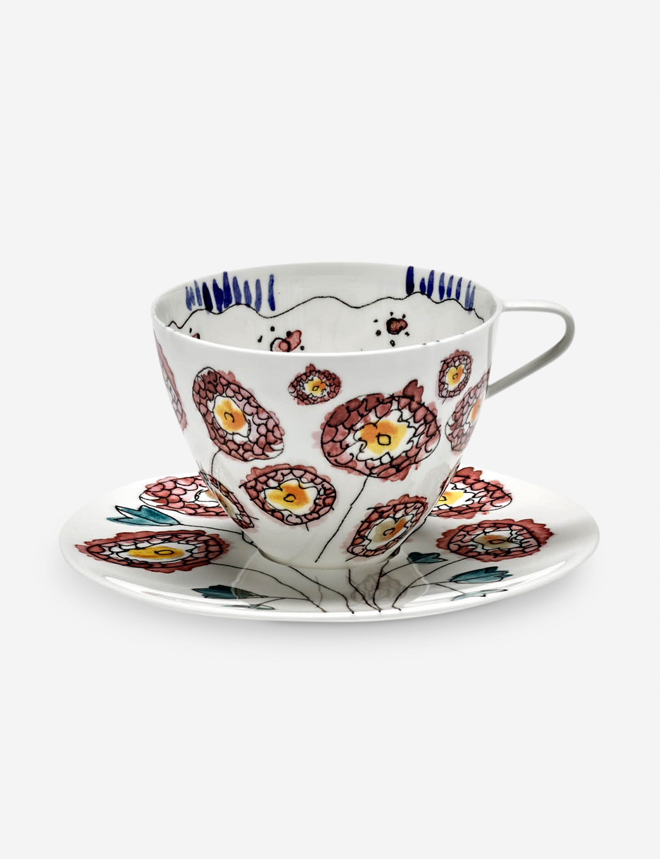 Lulu and Georgia Midnight Flowers Drinkware by Marni x Serax - view 2