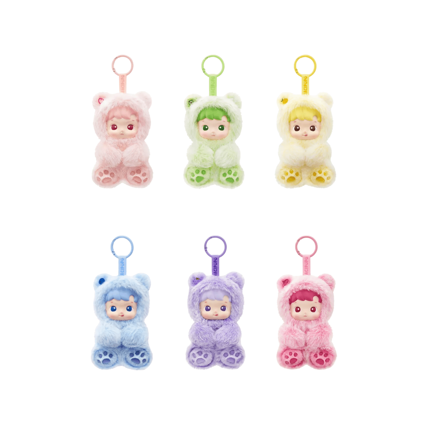HYPE ELIXIR Pop Mart HACIPUPU Gummy Bear Series Vinyl Plush Pendant Sealed Case (6 Blind Box) - view 2