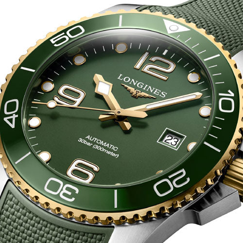 Longines Hydroconquest Green Matt Dial Men 43mm - view 2