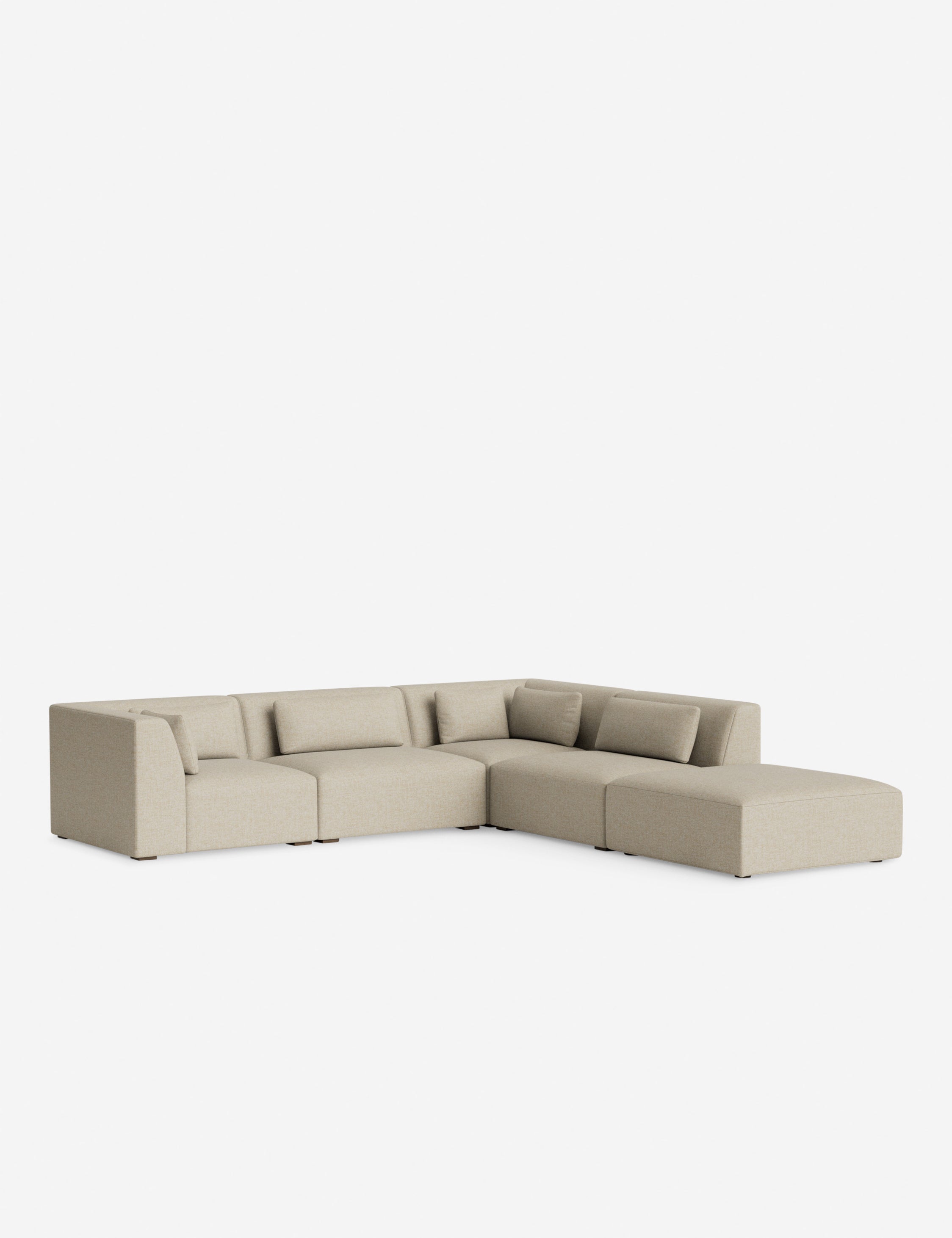 Lulu and Georgia Koh Modular Sectional Sofa With Ottoman - view 147
