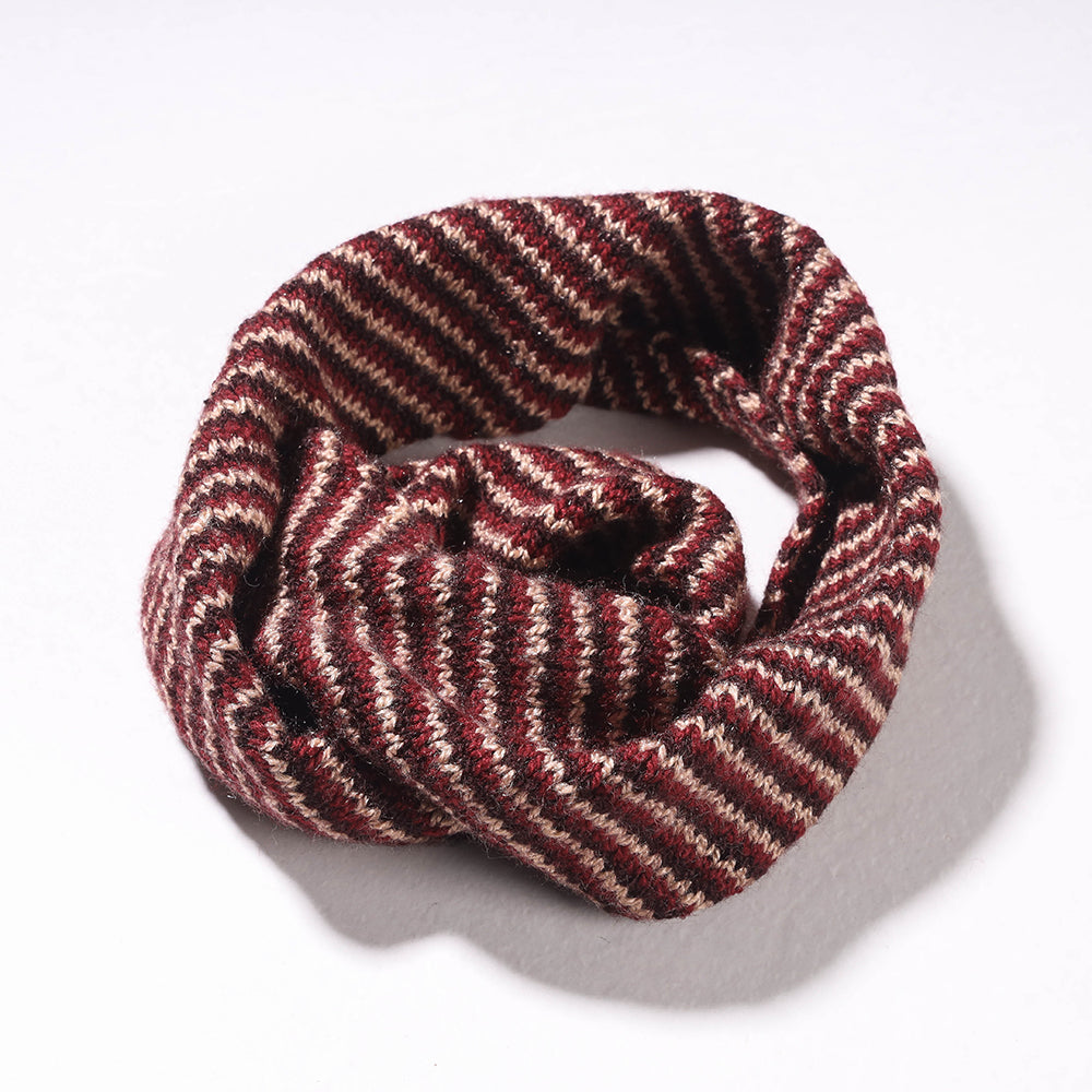KILMORA Brown - Kumaun Hand-knitted Woolen Neck Warmer