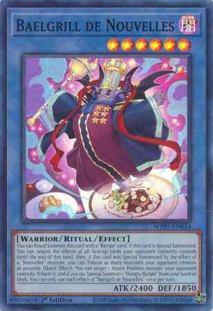Yu-Gi-Oh! Baelgrill de Nouvelles - WISU-EN034 - Super Rare - 1st Edition
