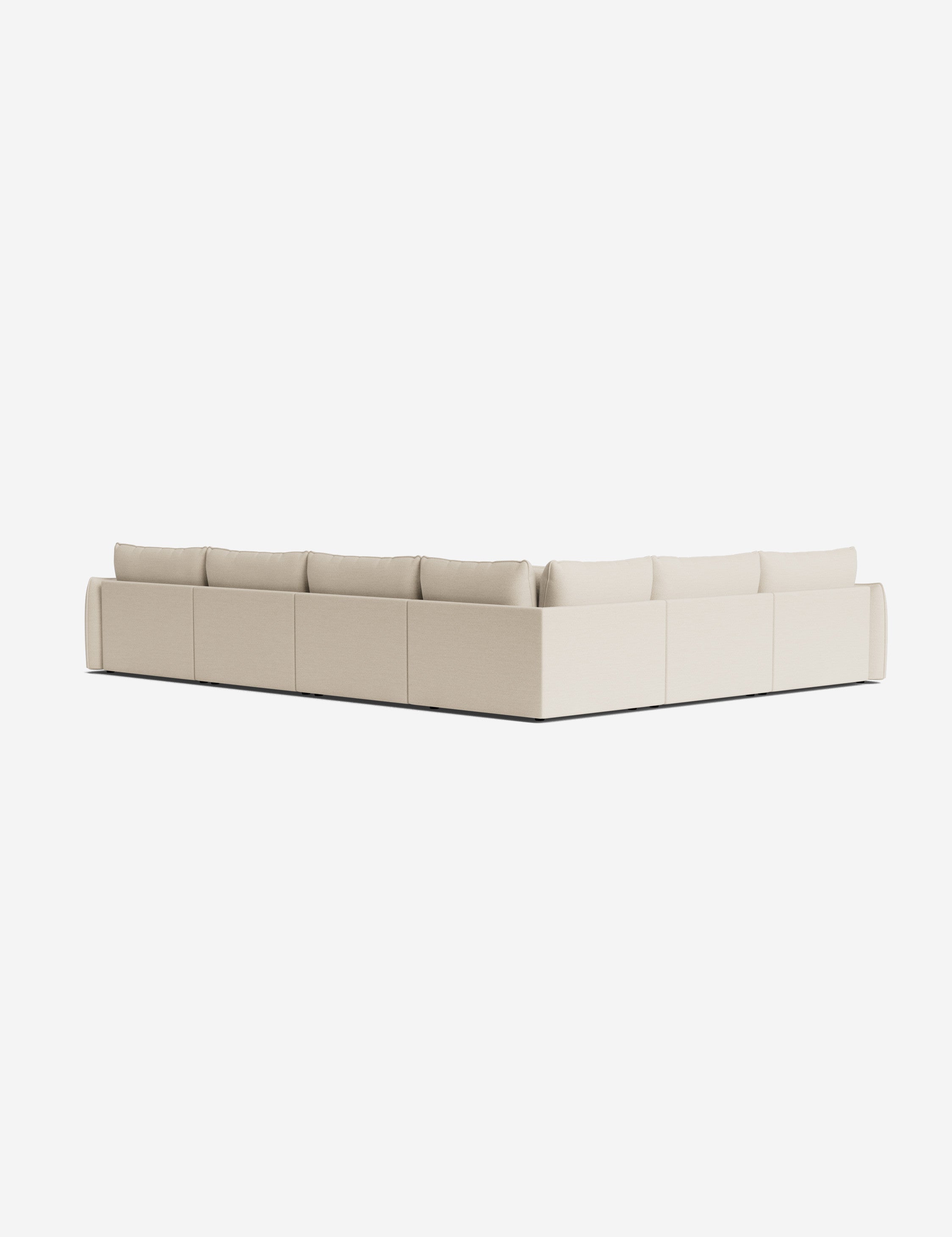 Lulu and Georgia Balmer Modular Corner Sectional Sofa With Ottoman - view 99