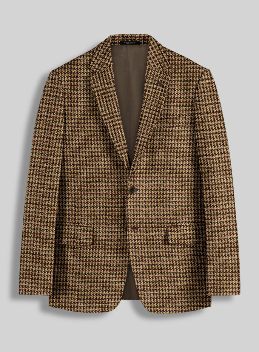 StudioSuits Harris Tweed Russet Houndstooth Jacket