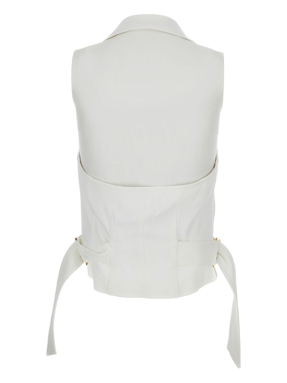 Elisabetta Franchi Belted vest – 98% Viscose 02% Elastane - view 2
