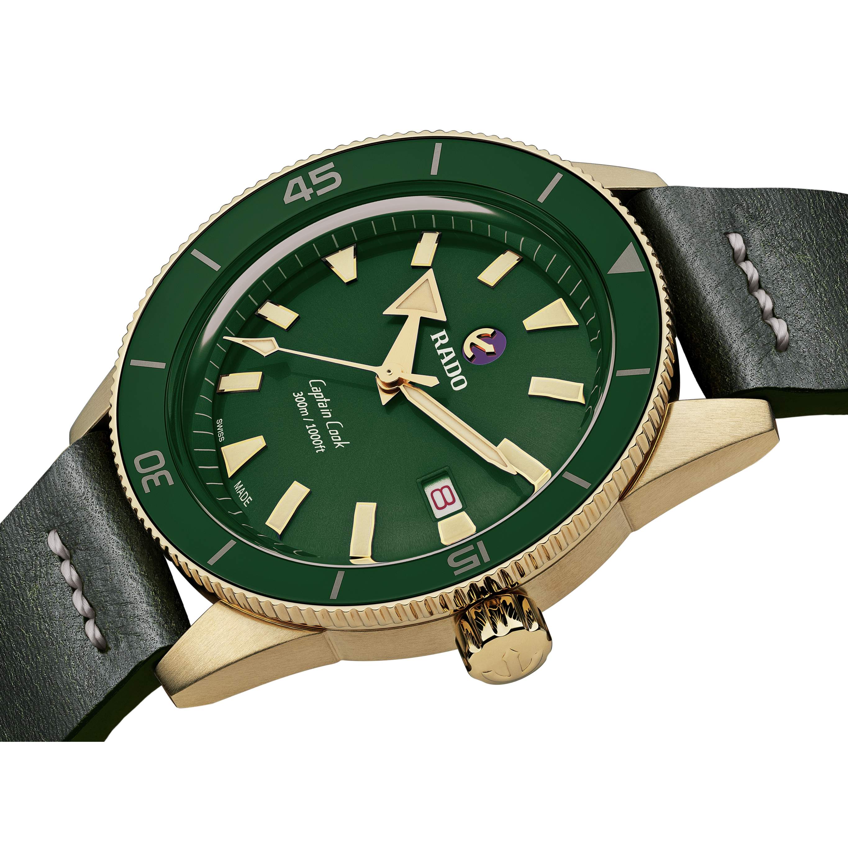 Rado Captain Cook Green Dial Men 42mm