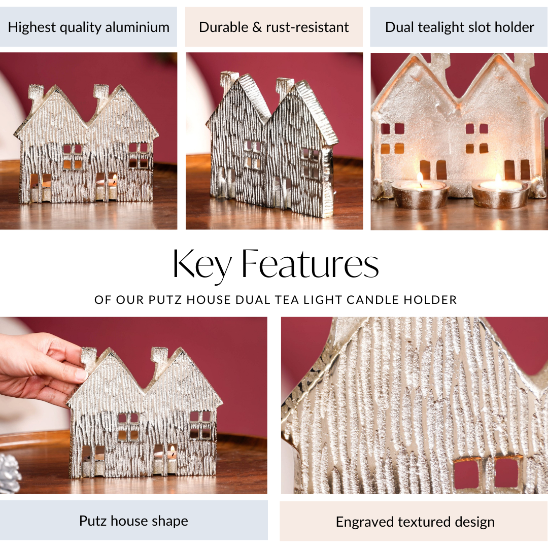 Nestasia Row Houses Tea Light Candle Holder - view 5