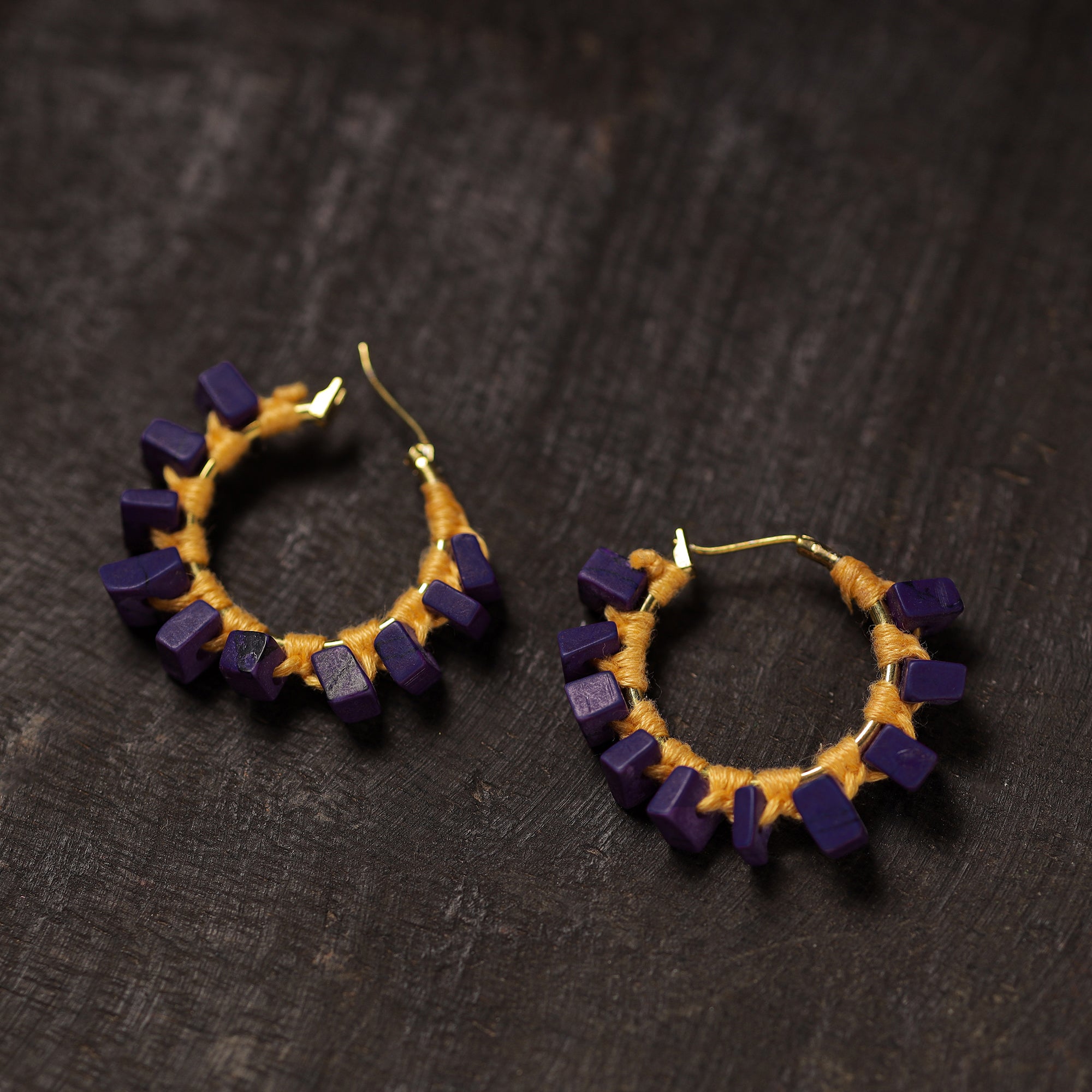JALPARI Alisha Handmade Thread & Stone Work Earrings 10