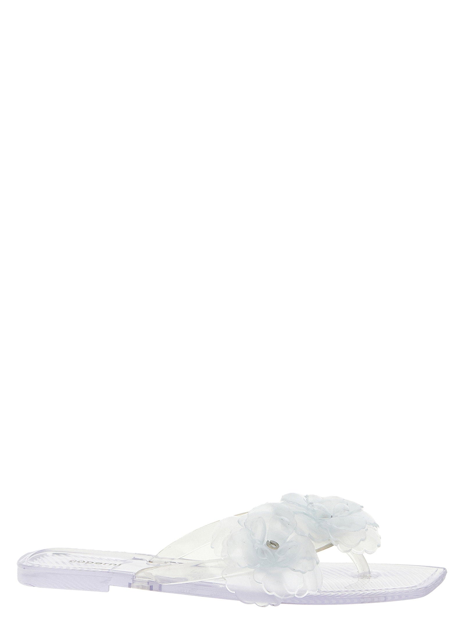 Coperni Silicone Flower Flat Sandals – 100% pvc