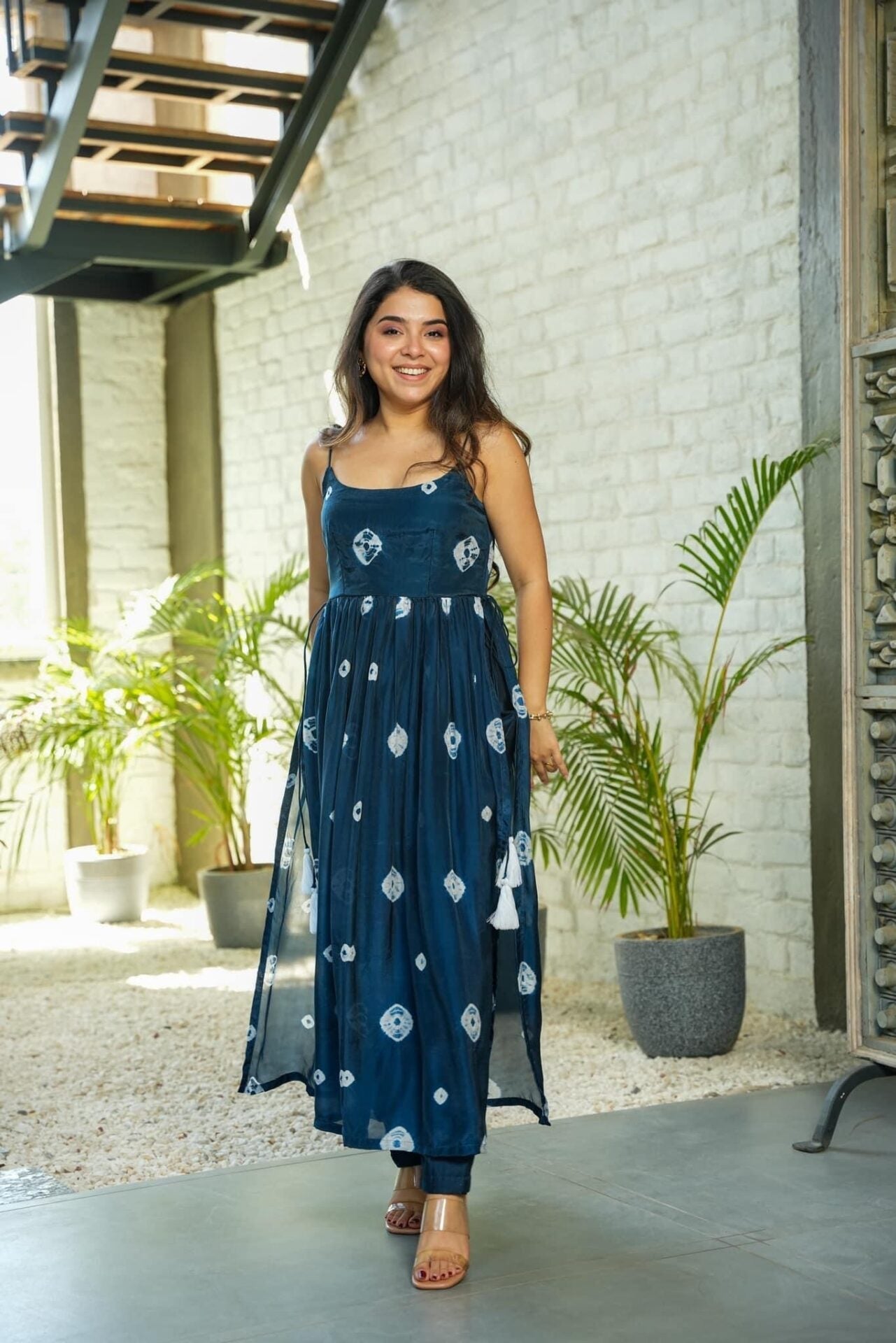 Idaho-o Deep Blue Serenity Kurta Set