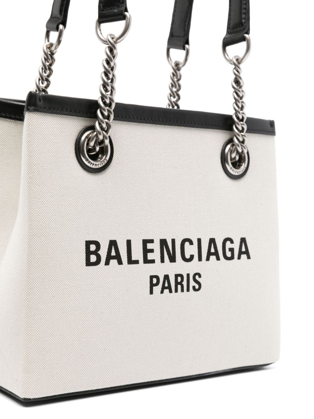 Balenciaga Small Duty Free Tote Bag – Fabric 100%, Leaher 100% - view 4