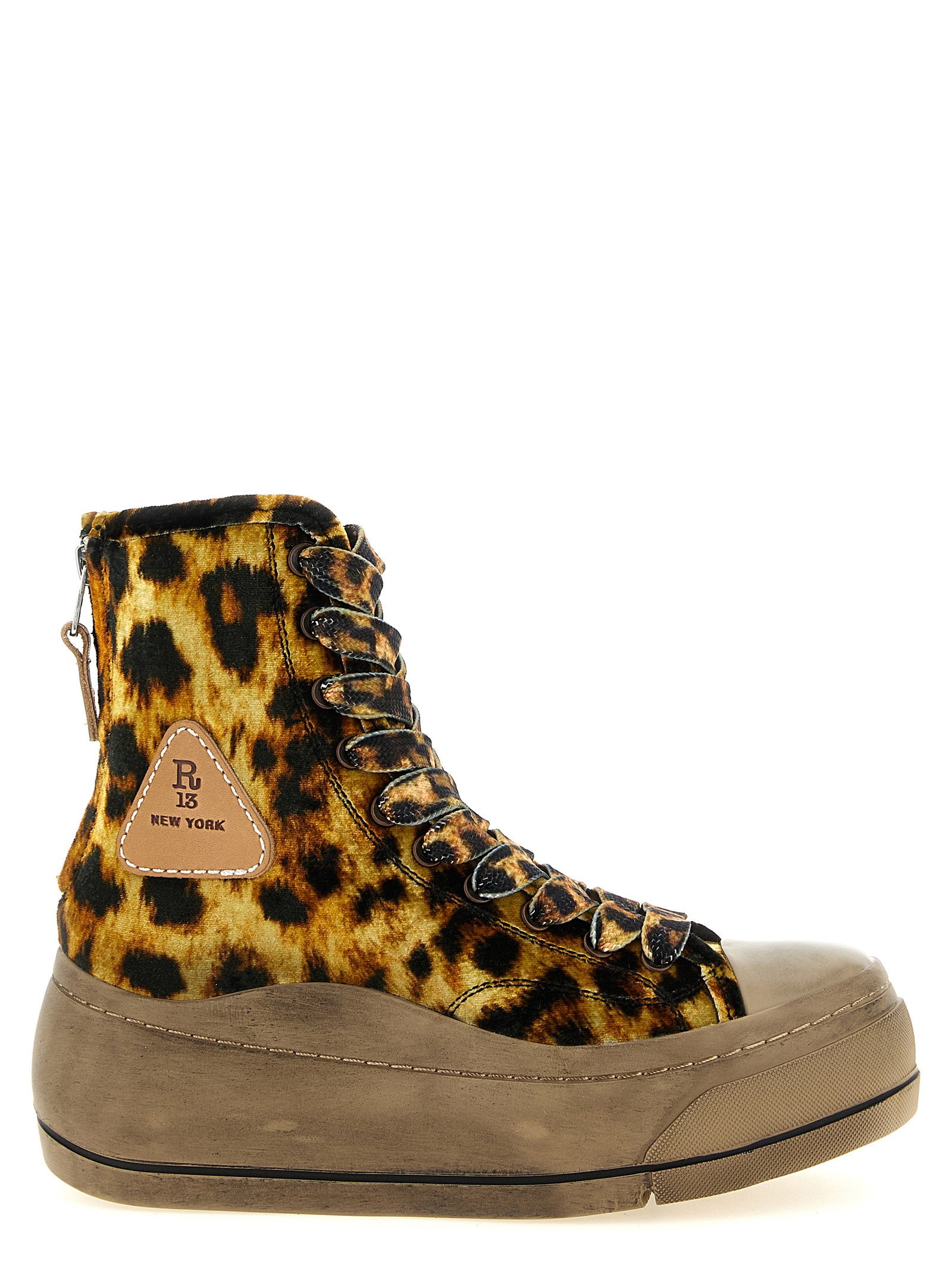 R13 Extended Kurt Sneakers – 82% viscose, 18% silk