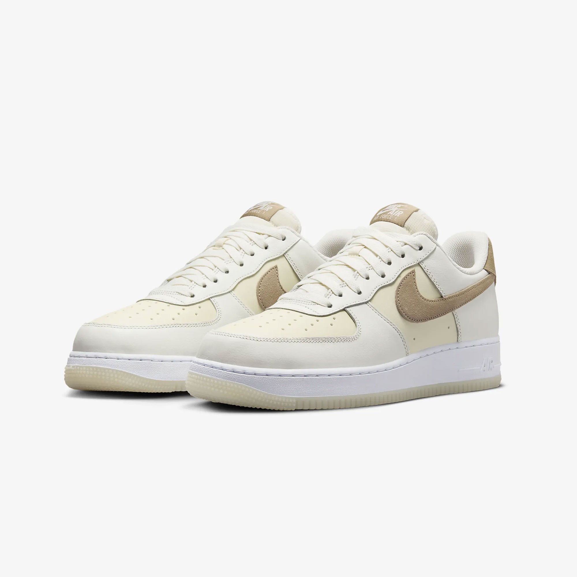 Nike | AIR FORCE 1 '07 LV8 { SAIL/KHAKI-COCONUT MILK-WHITE - view 2