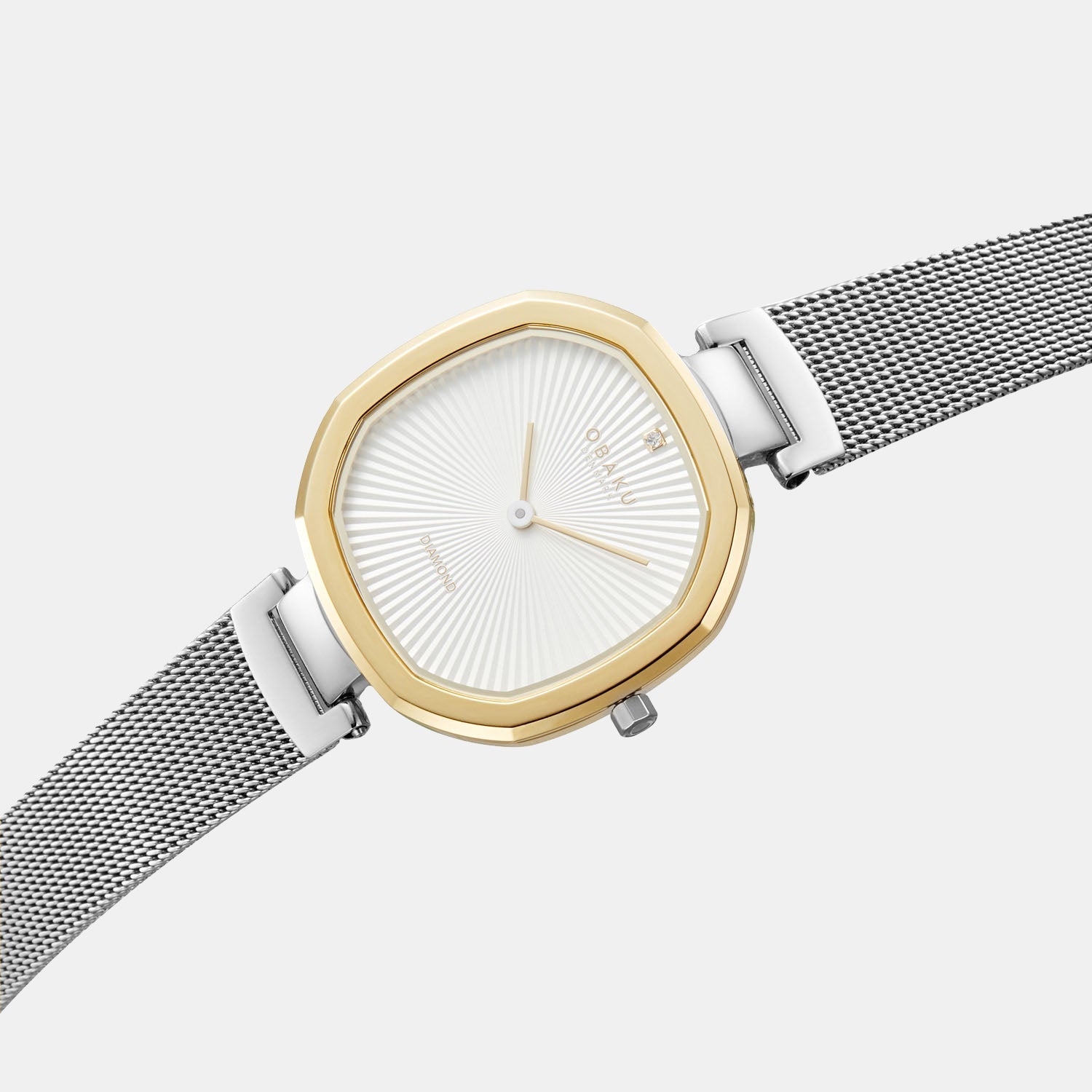 Obaku Brilliant Women Quartz Silver Dial Analog Stainless Steel Watch V277LXFIMC - view 2