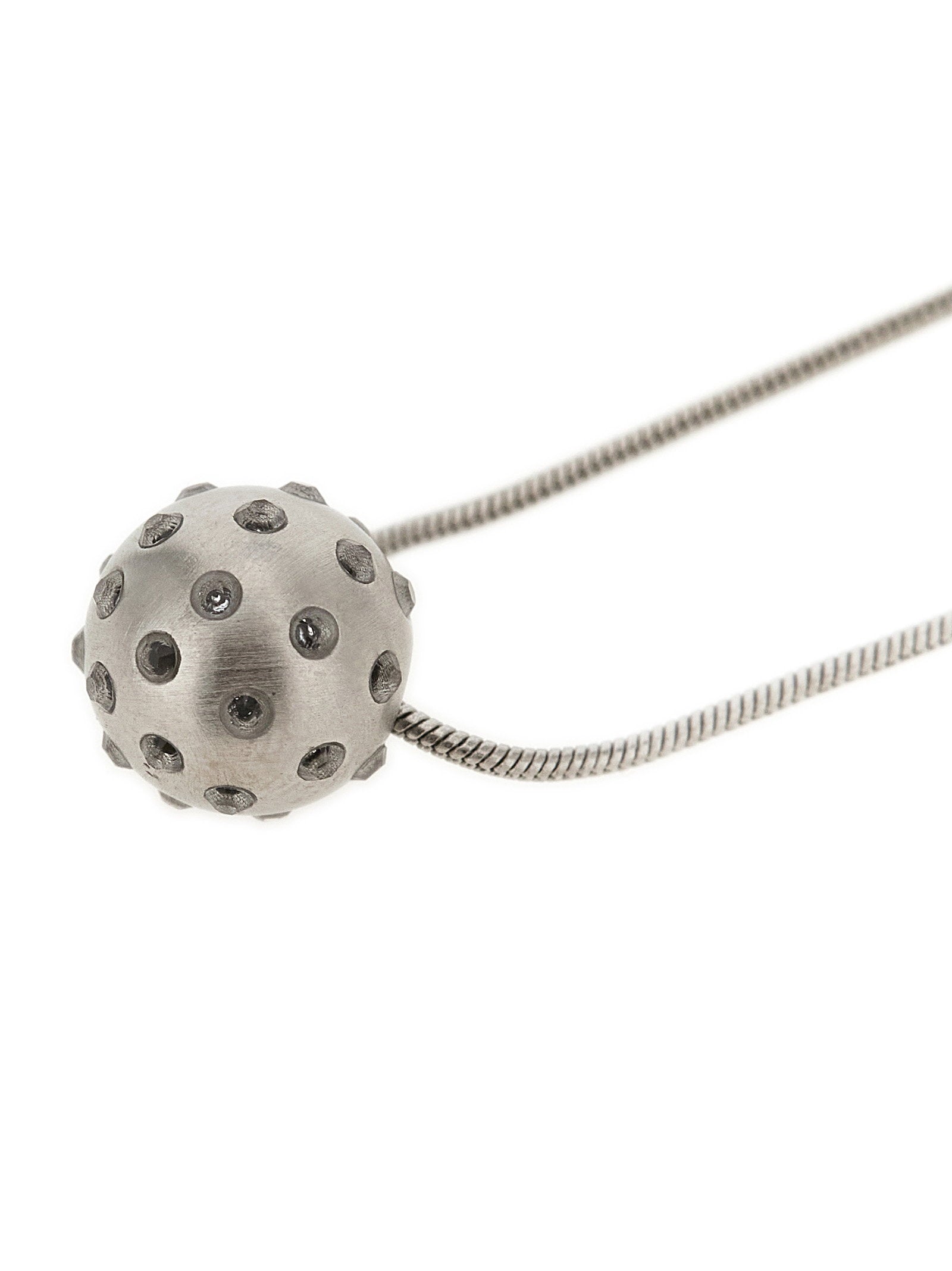 Rick Owens Mini Orb Necklace – 100% brass - view 2