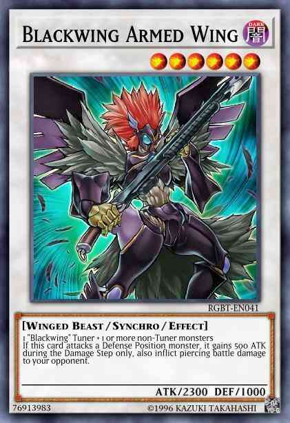 Yu-Gi-Oh! Blackwing Armed Wing - DP11-EN014 - Rare - 1st Edition