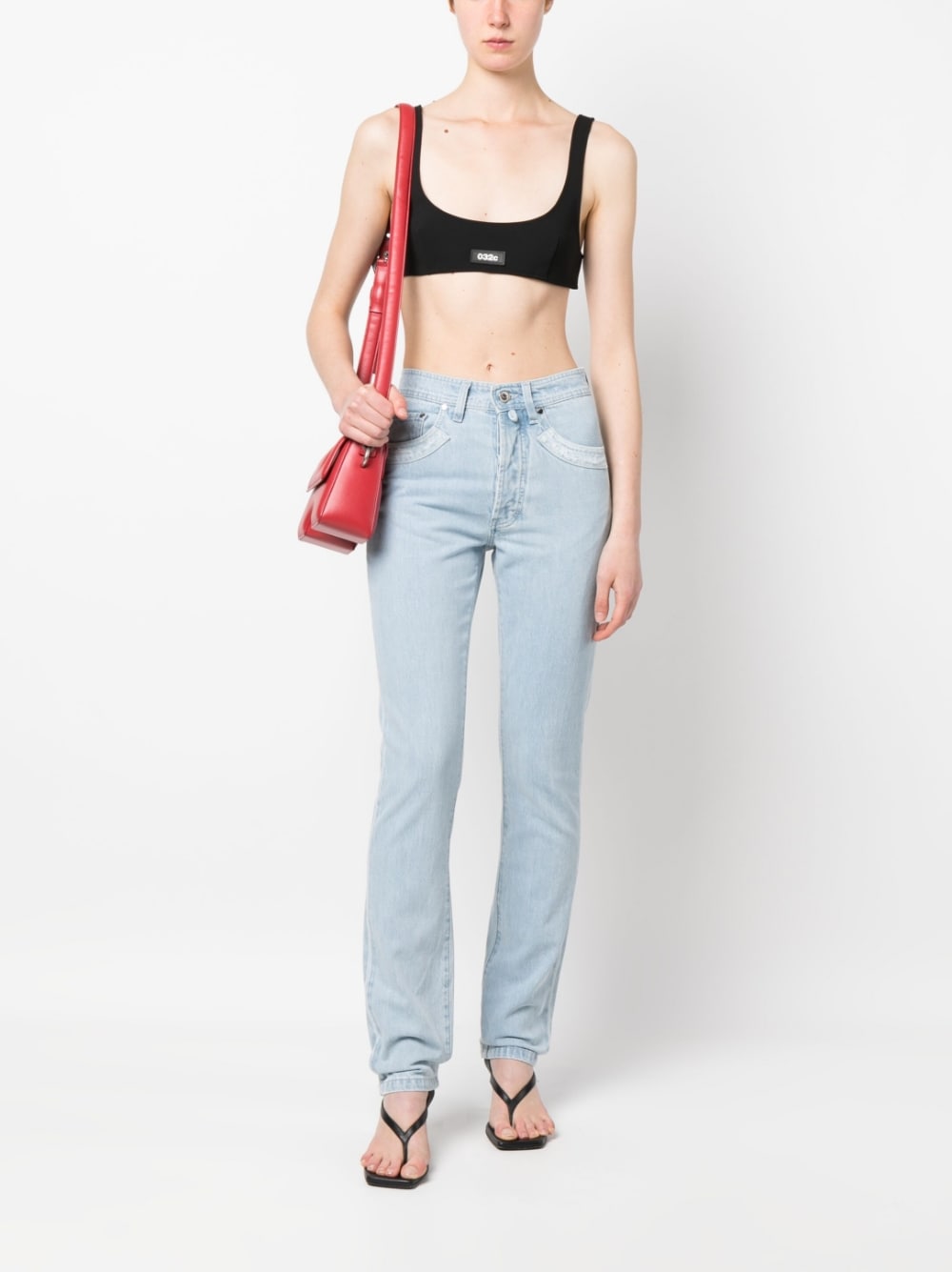 032C Patchwork organic cotton jeans – 100% Organic Cotton - view 4
