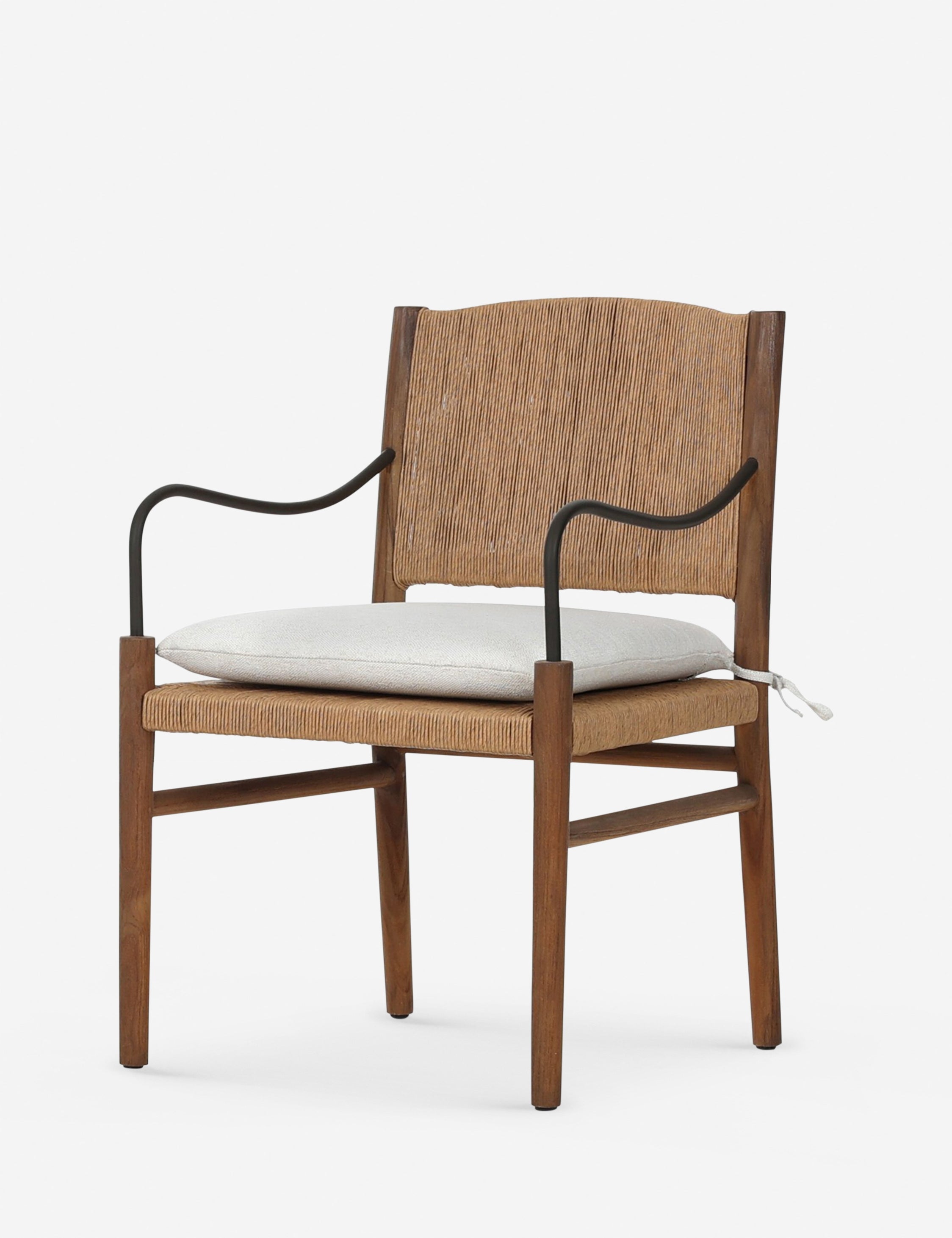 Lulu and Georgia Andover Outdoor Dining Chair by Amber Lewis x Four Hands - view 2