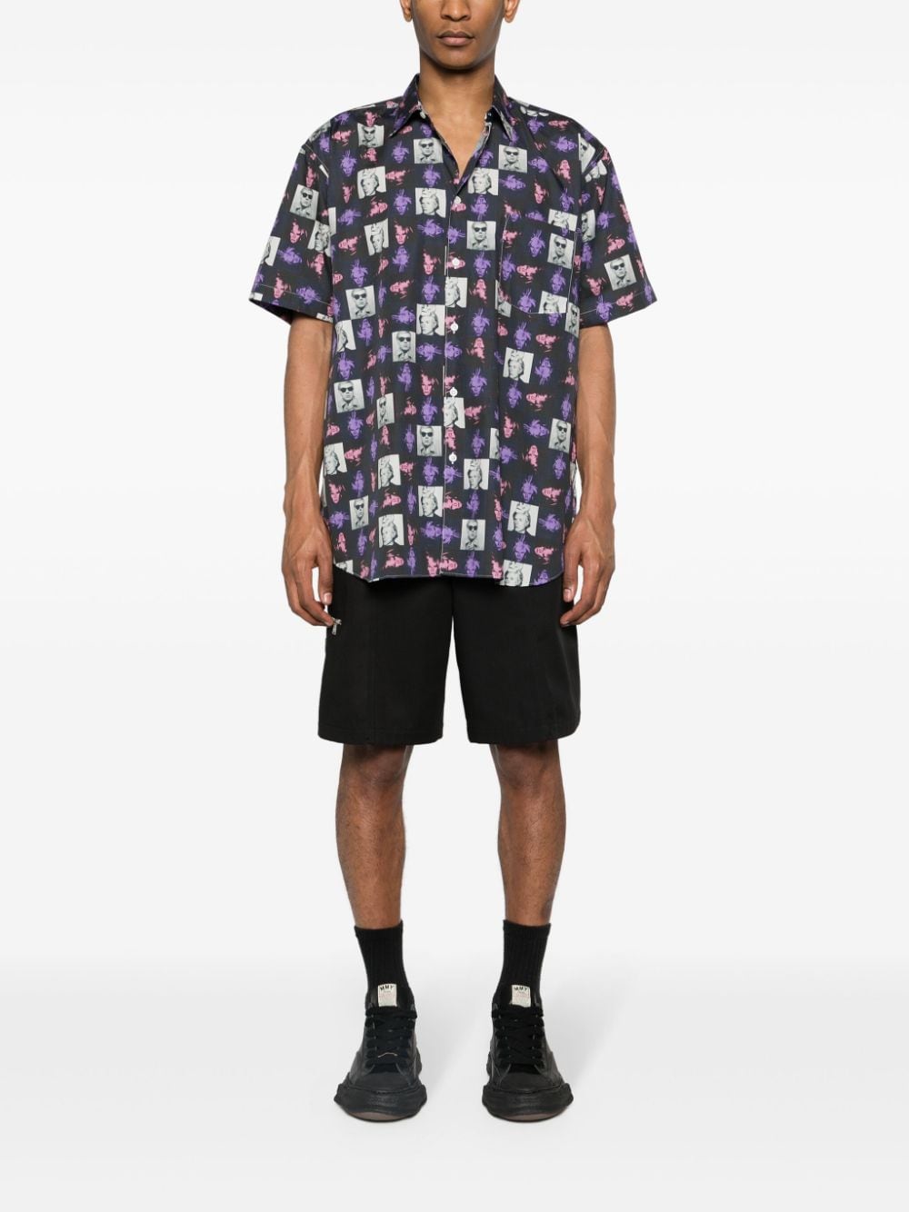 Comme Des Garcons Andy Warhol print shirt – Cotton 100% - view 3
