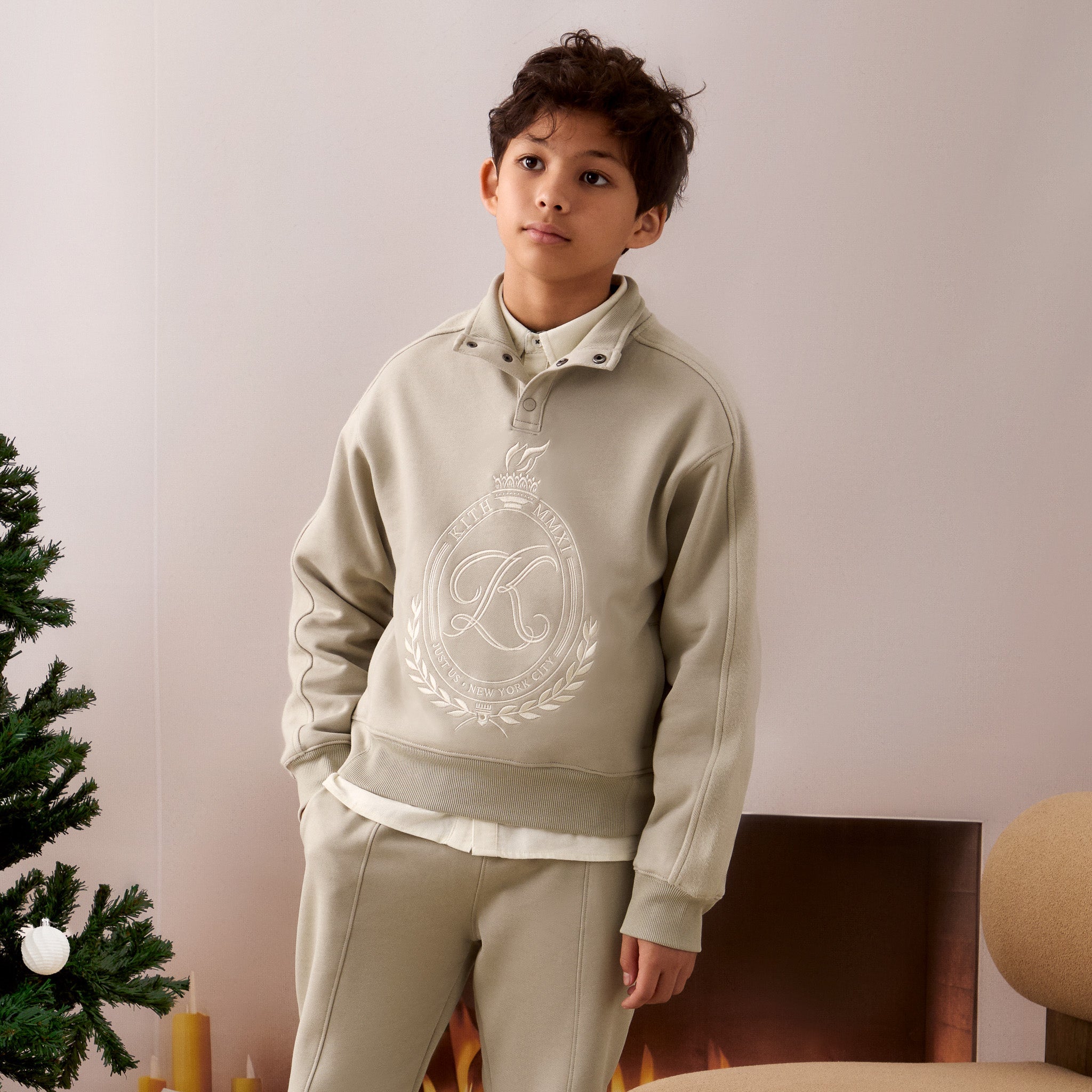 Kith Kids Hunter Pullover - Plaster - view 2