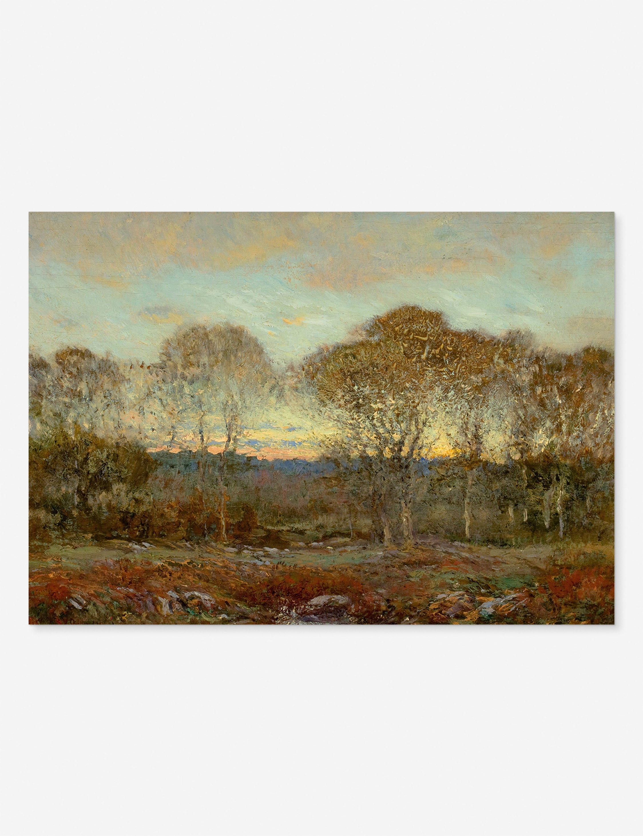 Lulu and Georgia Sunset Print by Dwight William Tryon