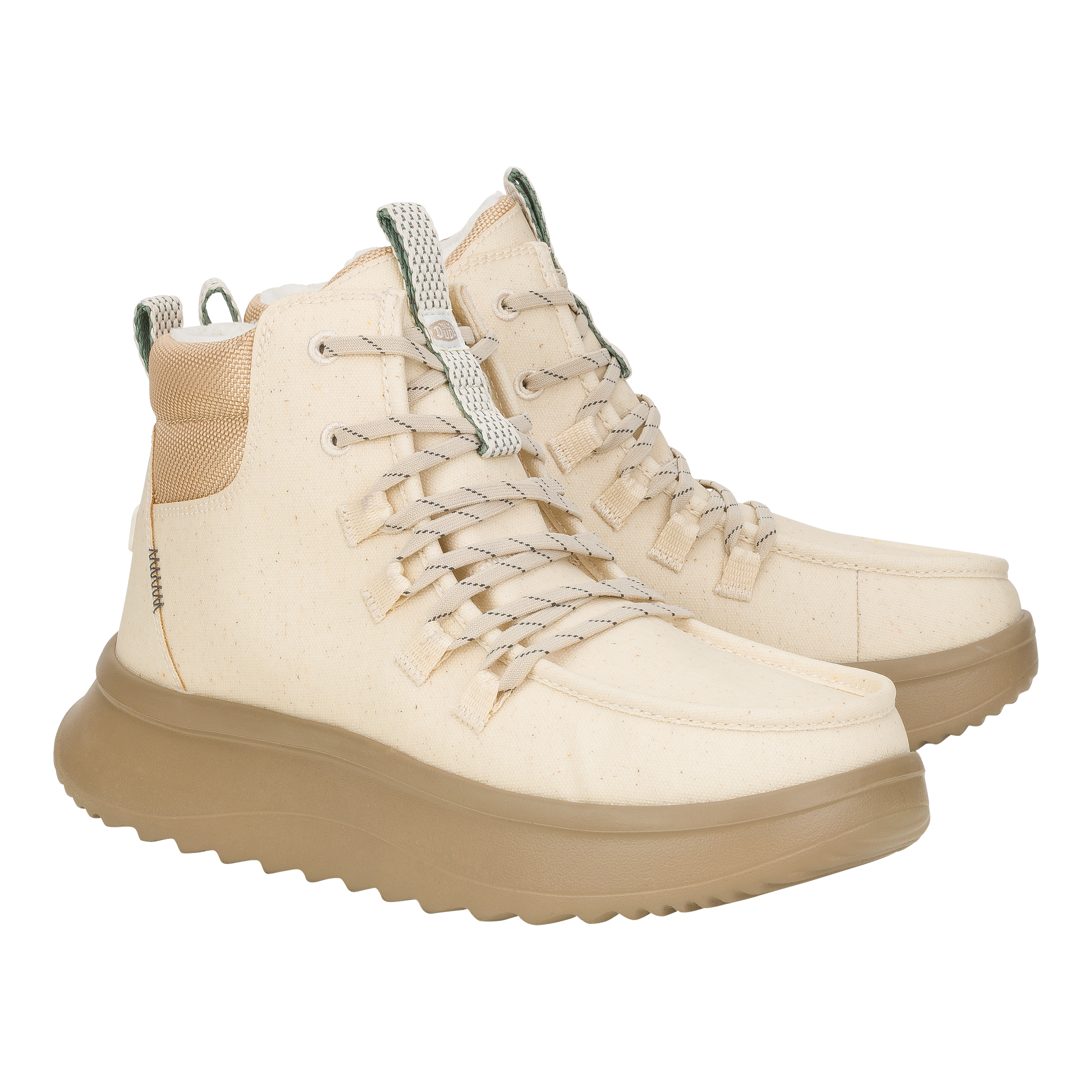 HEYDUDE shoes Wendy Peak Apres Coated Twill - Ivory - view 2