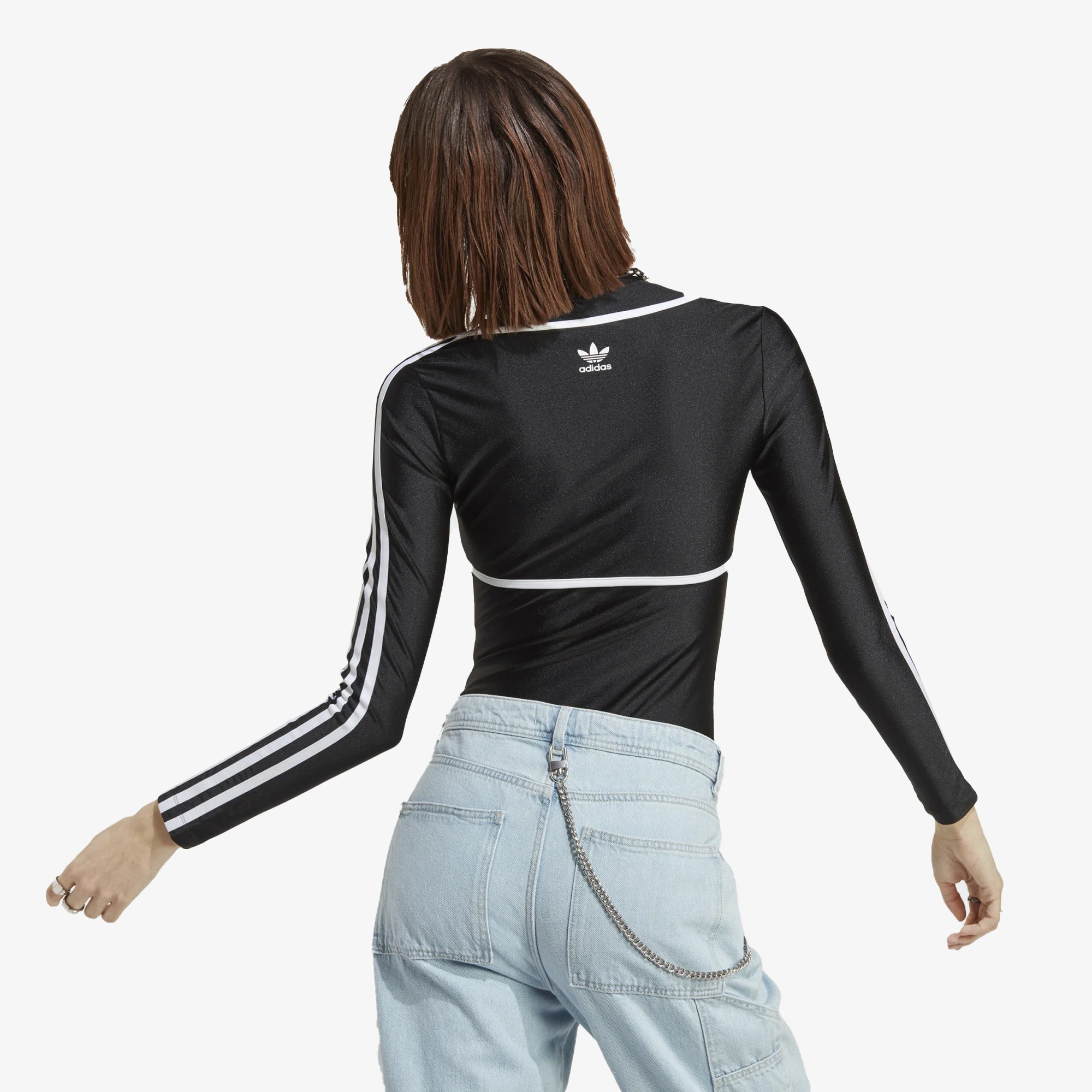 Black t-shirts – Adidas Originals | LONG SLEEVE BODYSUIT { BLACK