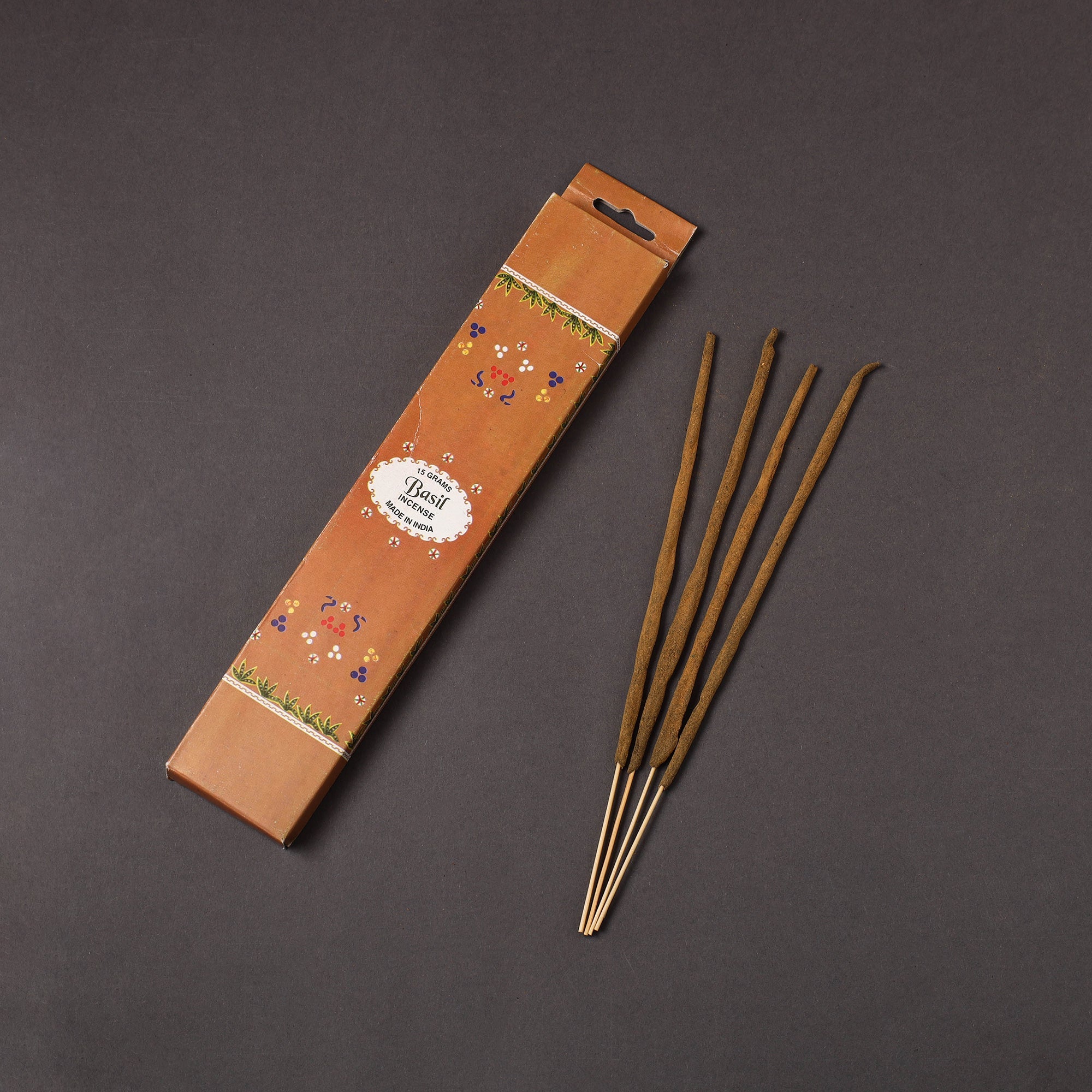 GULAB SINGH JOHRIMAL - ESTD. 1816 Basil - Natural Flora Incense Sticks