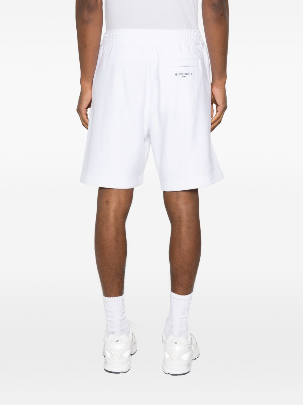 Givenchy Logo cotton shorts – 100% Cotton - view 3