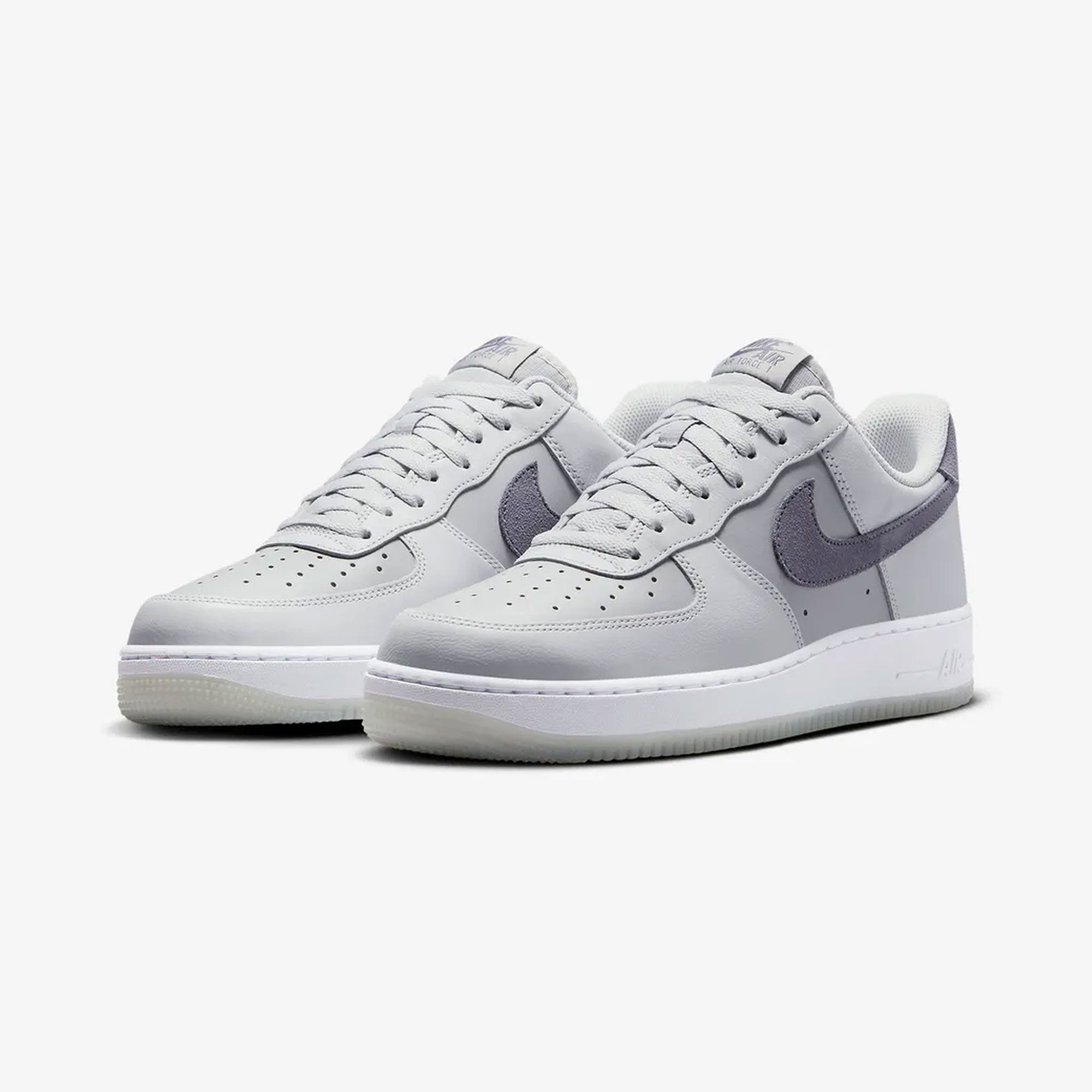 Nike | Air Force 1 '07 Lv8 { Pure Platinum/light Carbon-wolf Grey - view 2