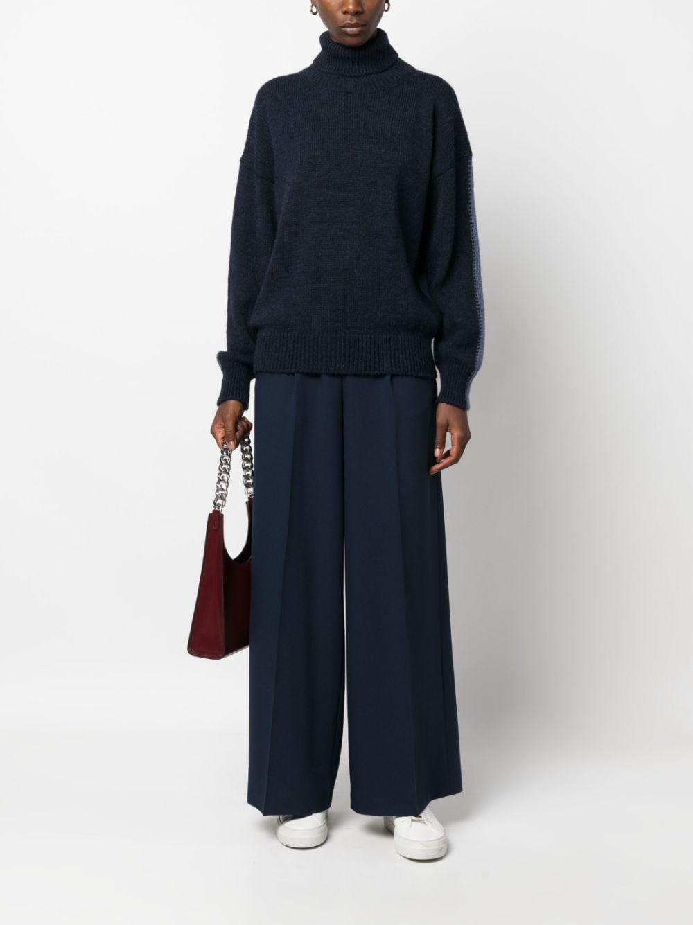 Alysi Mohair wool turtleneck sweater - view 2