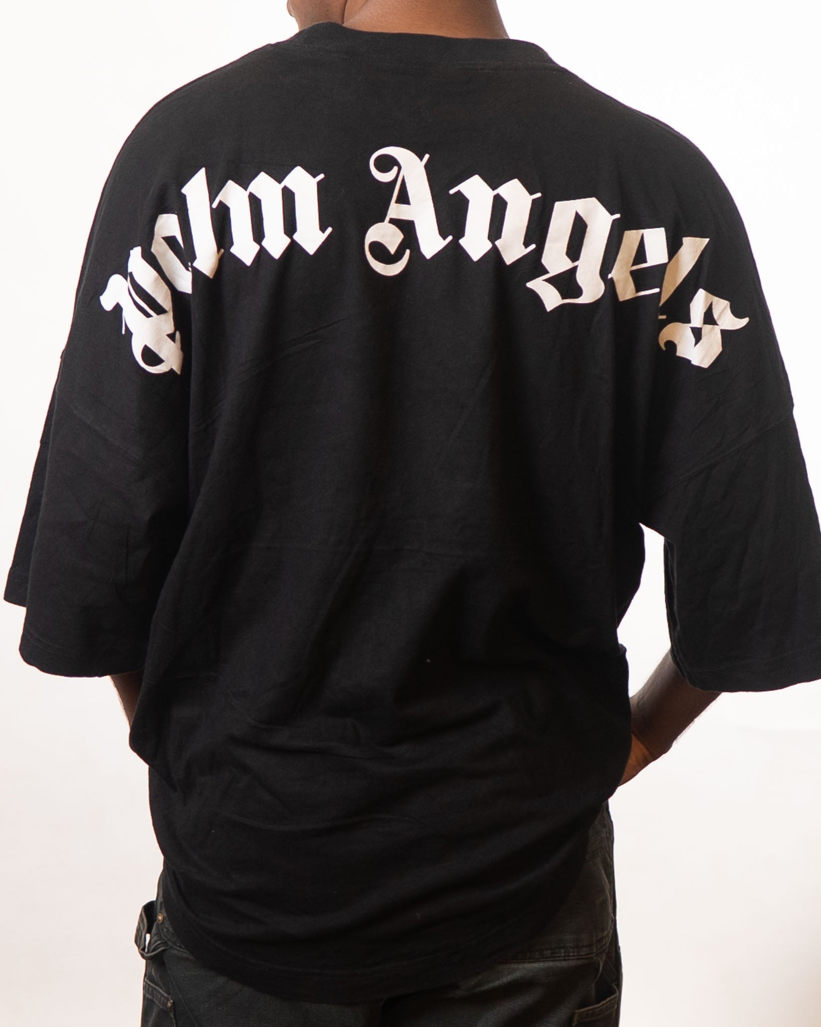 Palm Angels Black Logo Tshirt - view 3