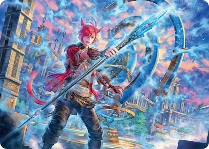 Tia scion reborn – Magic 19/53 - G'raha Tia, Scion Reborn Art Card [FINAL FANTASY: Art Series] [Non-Stamped]