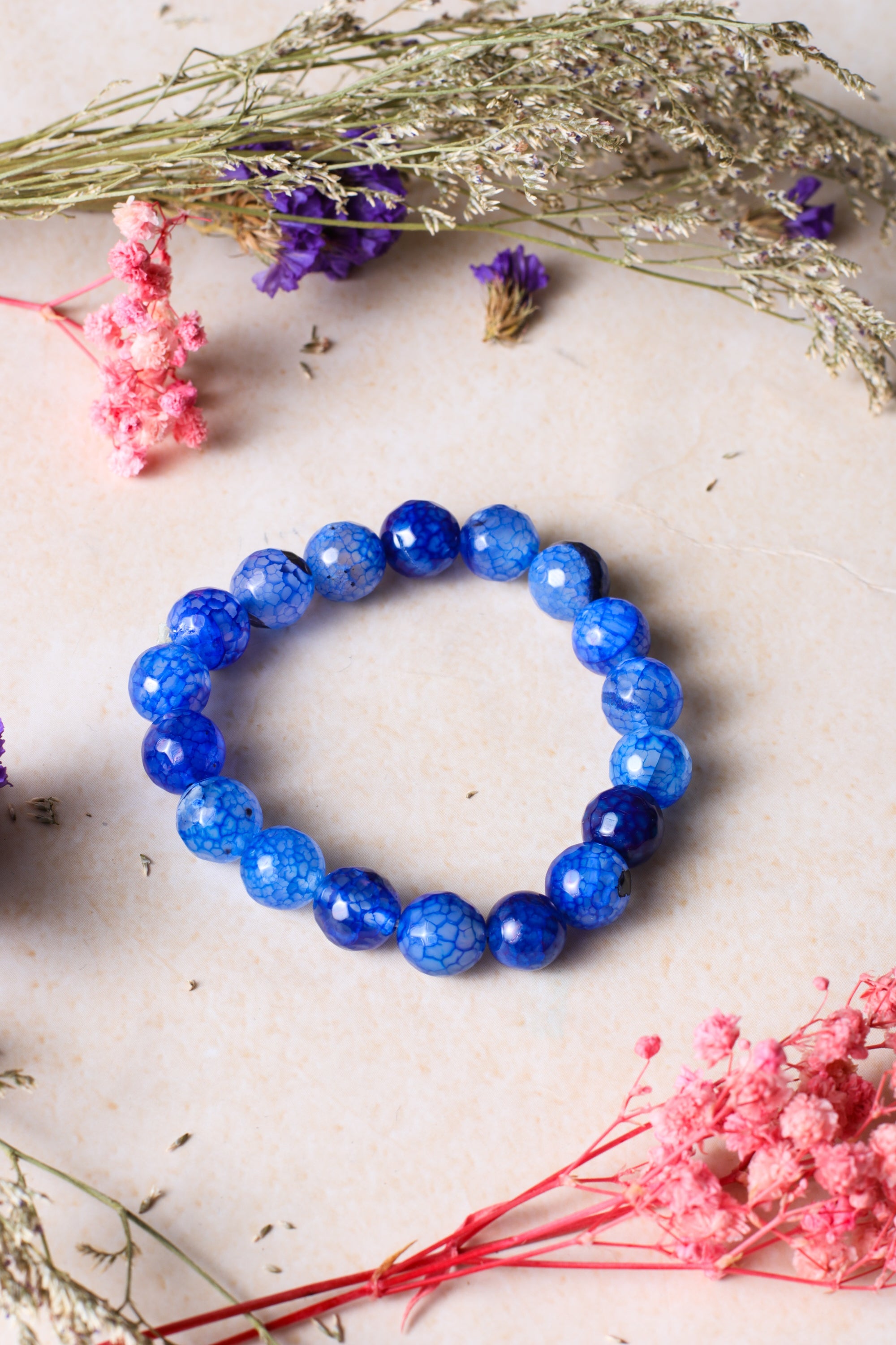 Studio Vaidik Blue Fire Agate Bracelet - view 2