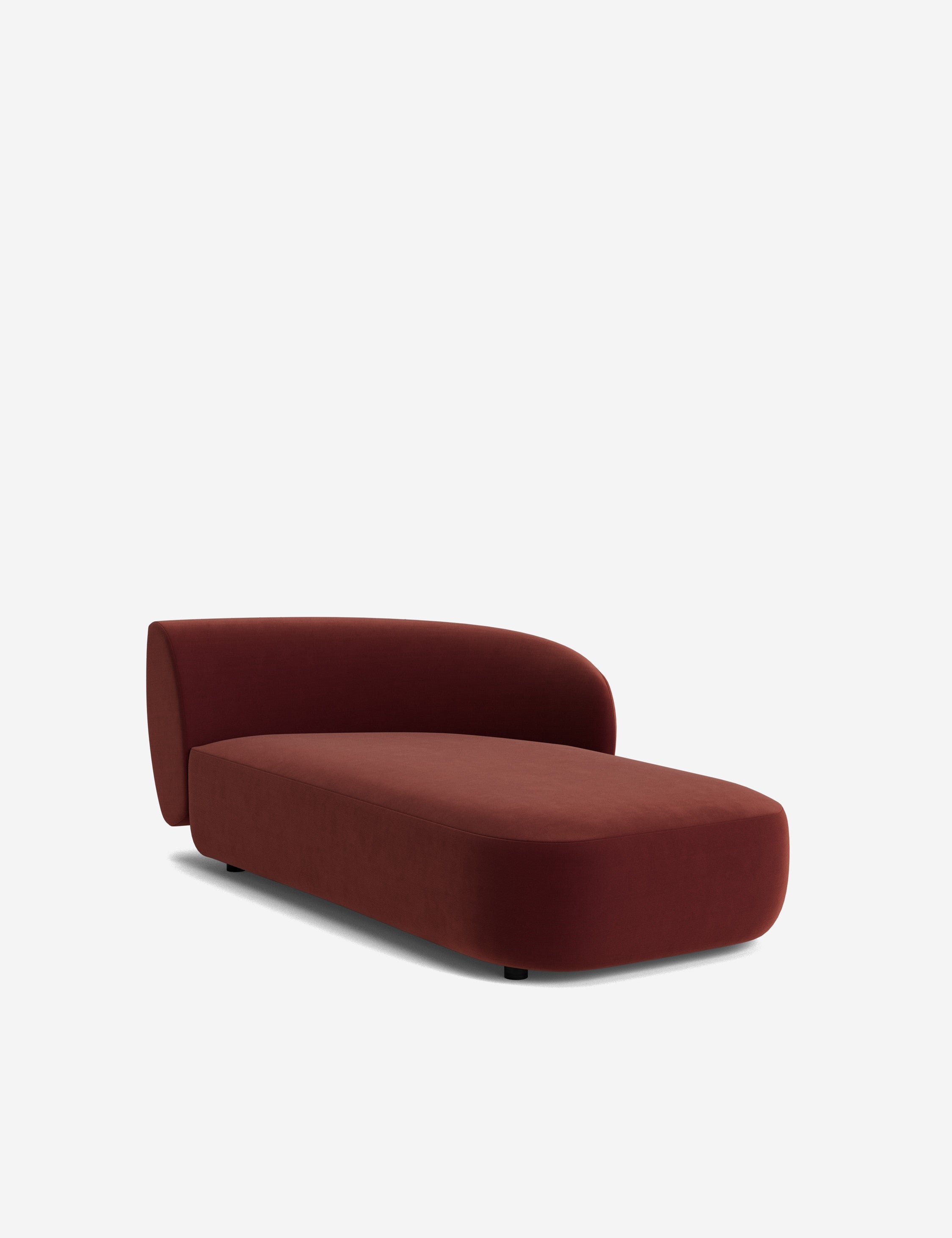 Lulu and Georgia Claret Modular Right Chaise - view 72