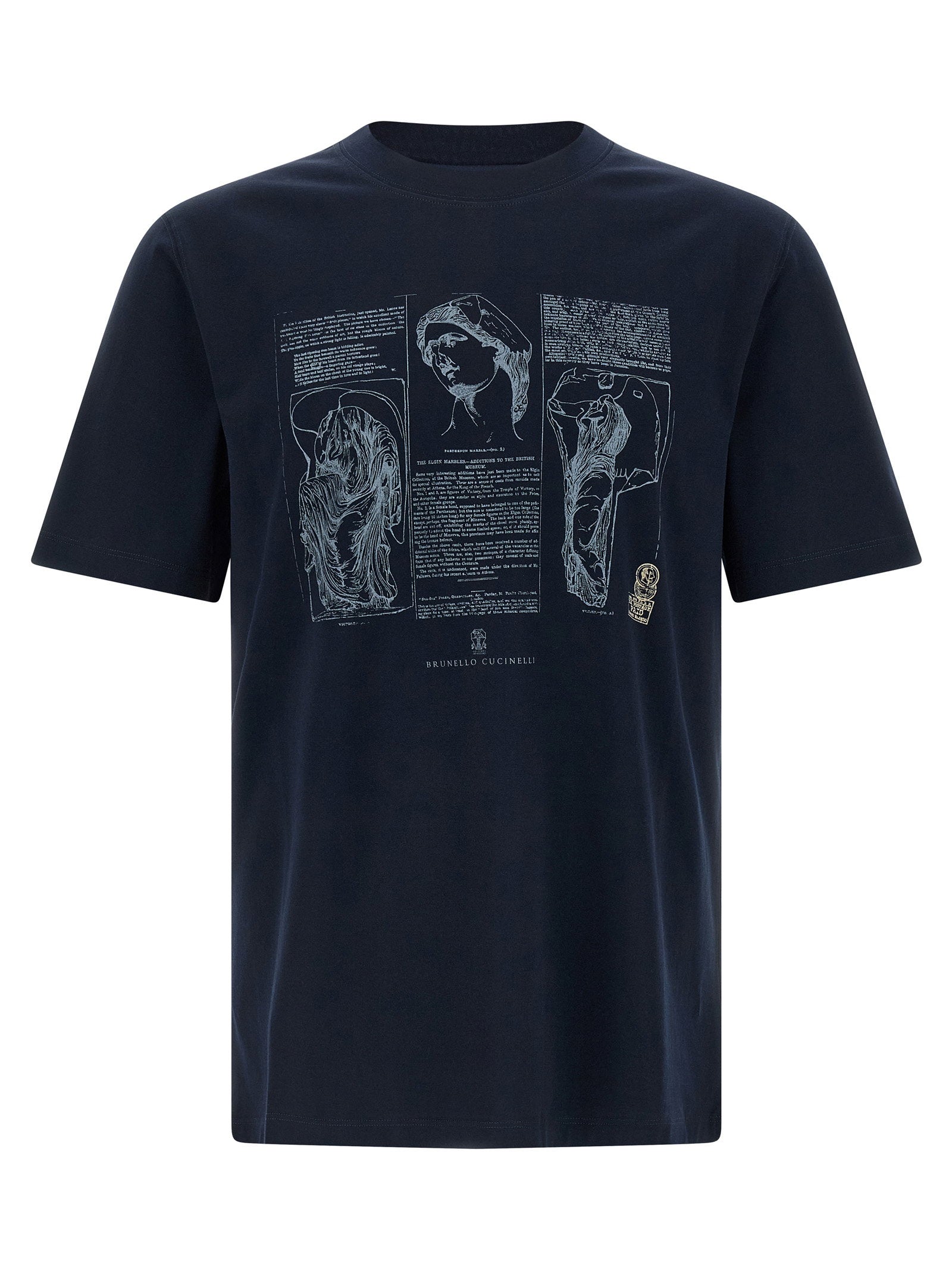Brunello Cucinelli Printed T-shirt – 100% cotton