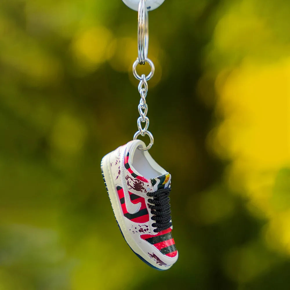 Kicks Machine 3D Sneaker Keychain SB Dunk Freddy Krueger