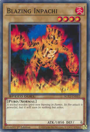 Yu-Gi-Oh! Blazing Inpachi - SGX1-ENH02 - Common - 1st Edition