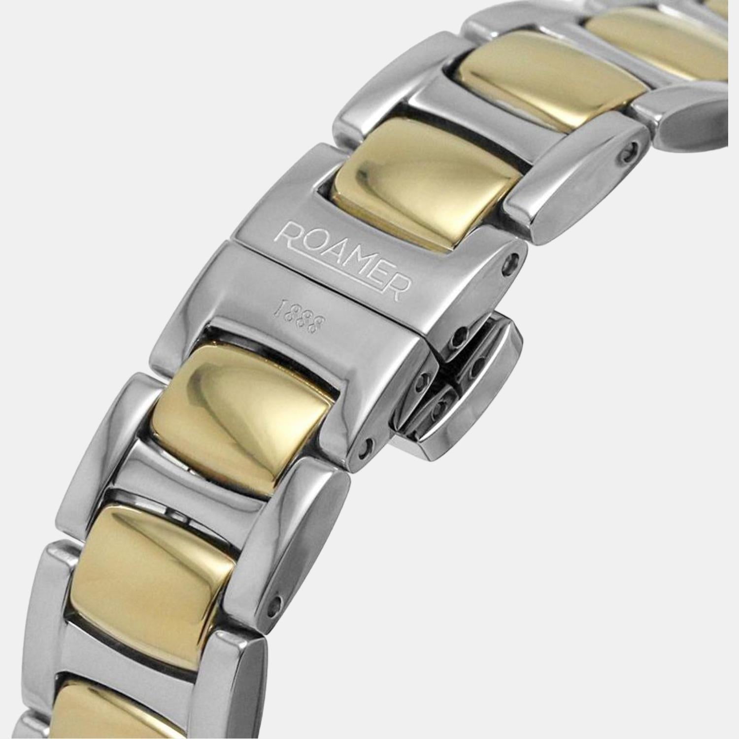 Roamer Dreamline Diamond Women Quartz White Dial Analog Stainless Steel Watch 857847 47 29 50 - view 5