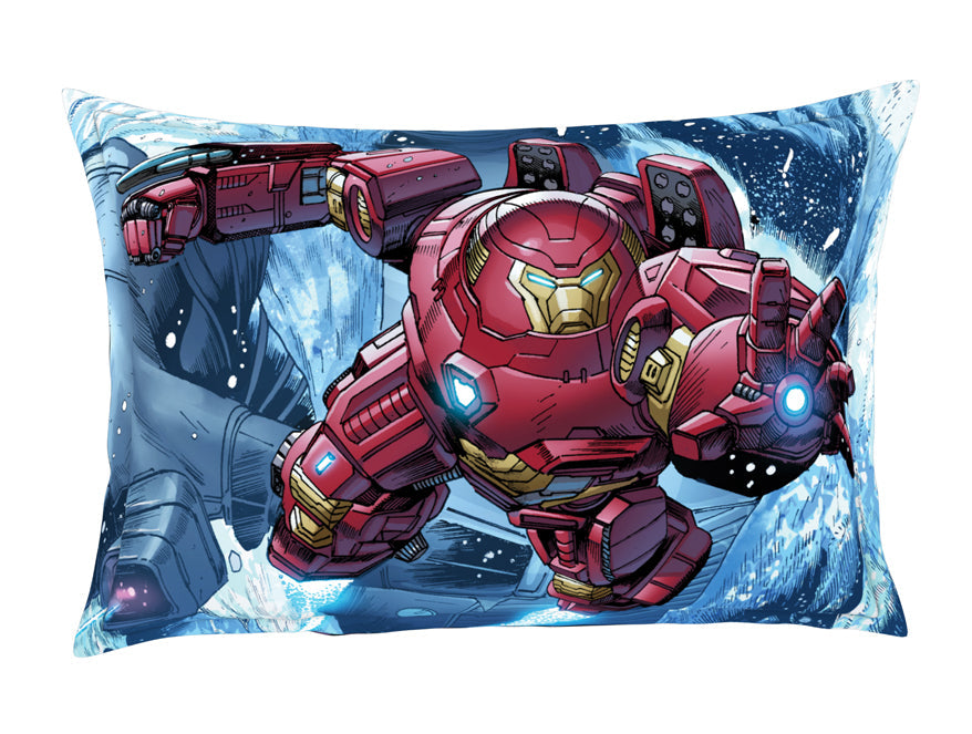 Spaces India Character Indigo Bunting - Blue 100% Cotton Single Bedsheet - Marvel Iron Man By Spaces - view 5