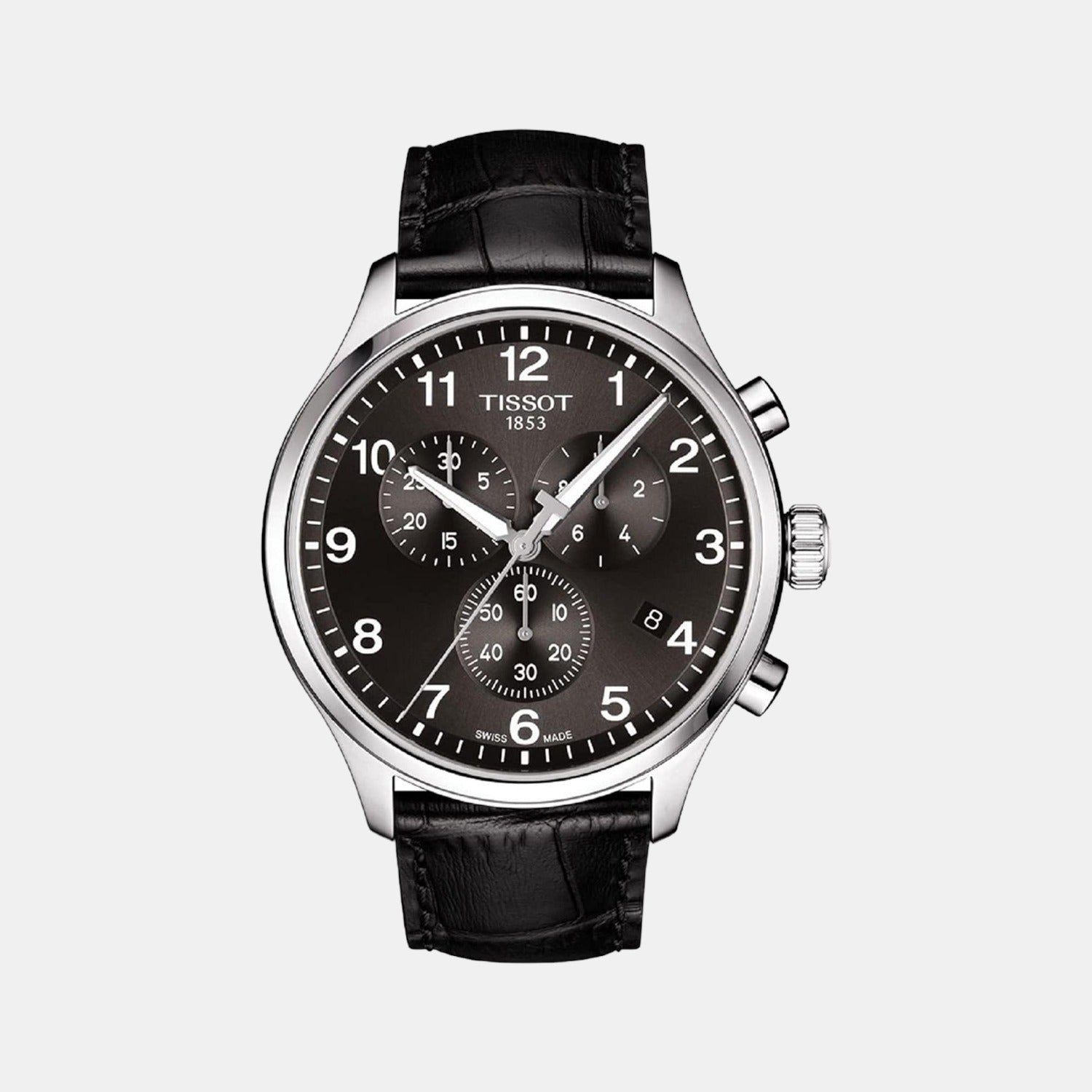 Tissot Chrono Xl Classic Men Quartz Black Dial Chronograph Leather Watch T1166171605700
