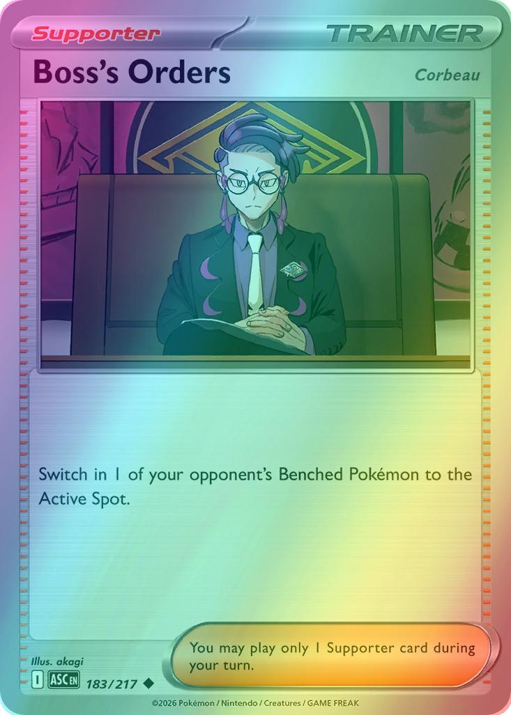Uncommon me025-183 reverse – Pokémon Boss's Orders [Corbeau] - 183/217 - Uncommon [me025-183] [Reverse Holo]
