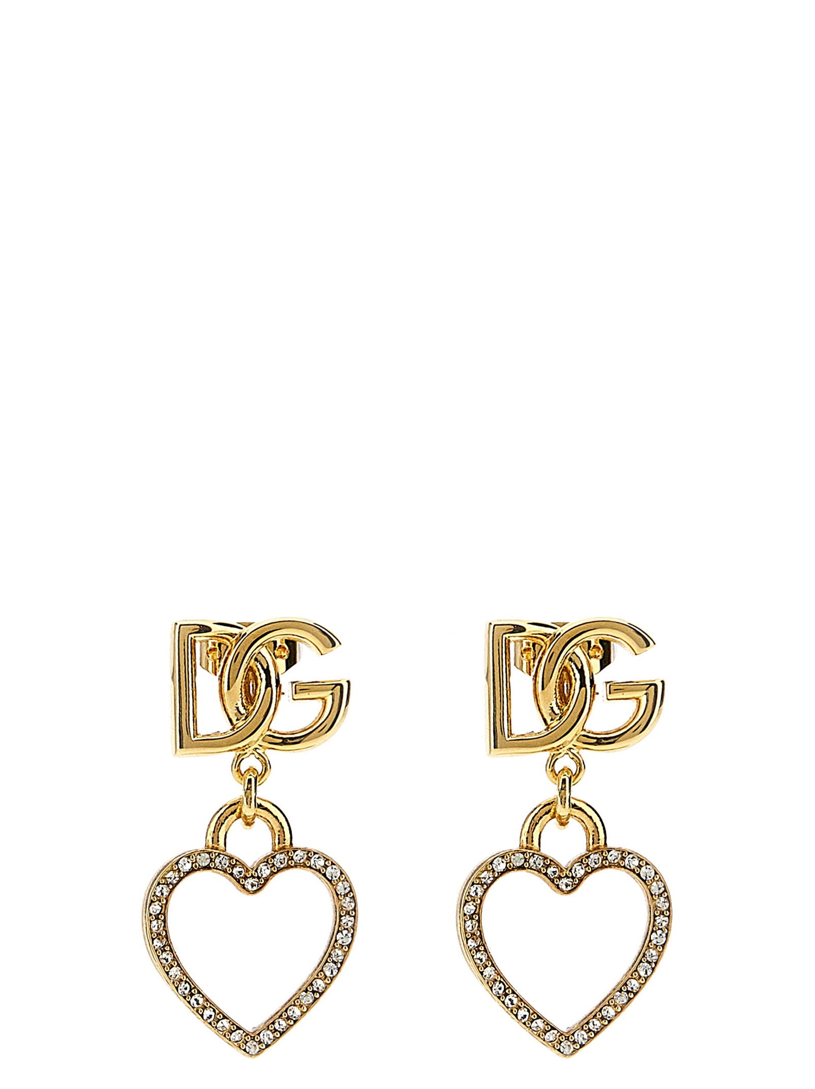 Dolce & Gabbana Pendant Earrings – 80% brass, 20% glass
