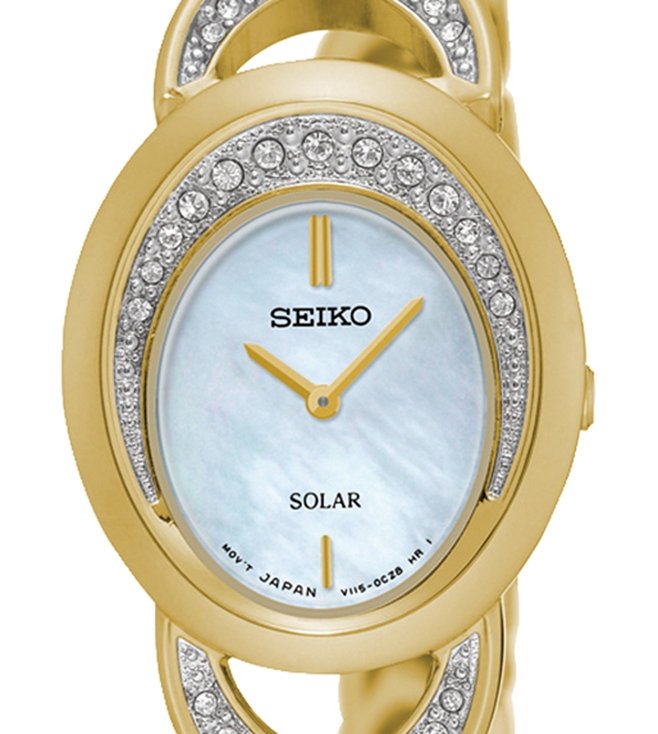Seiko Solar Mother Of Pearl Dial Women 22.9mm - view 2