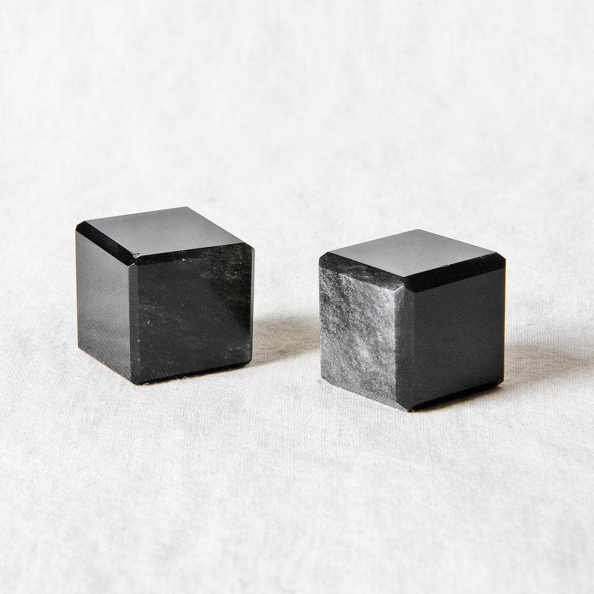 Tiny Rituals Silver Obsidian Cube - view 4