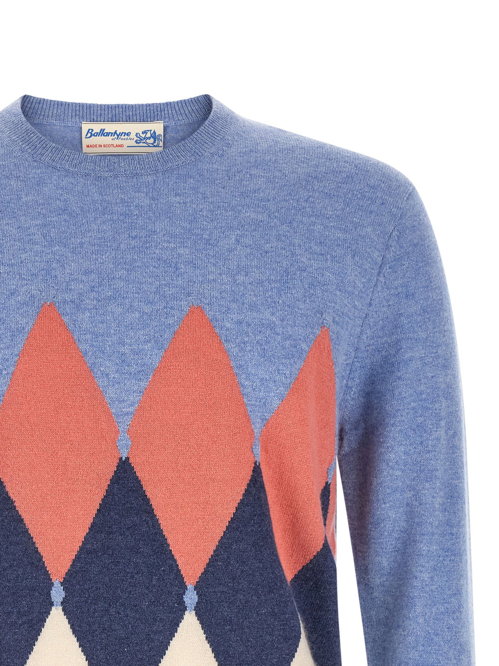 Ballantyne Diamond Sweater – 100% cashmere - view 3