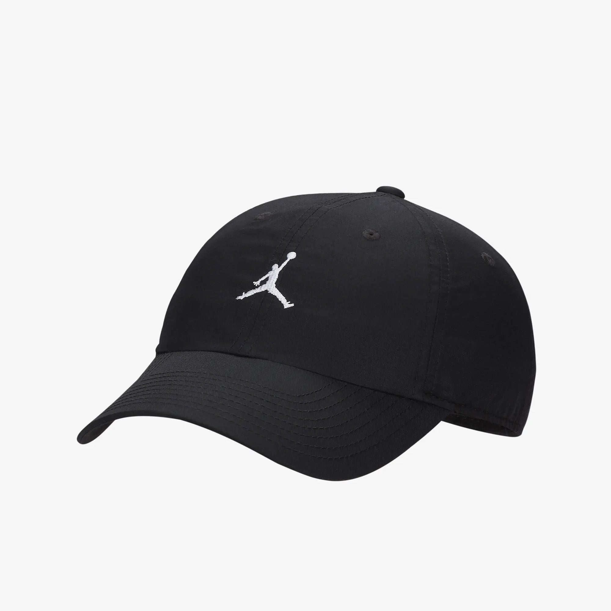 Jordan | CLUB CAP { BLACK/BLACK/WHITE - view 2