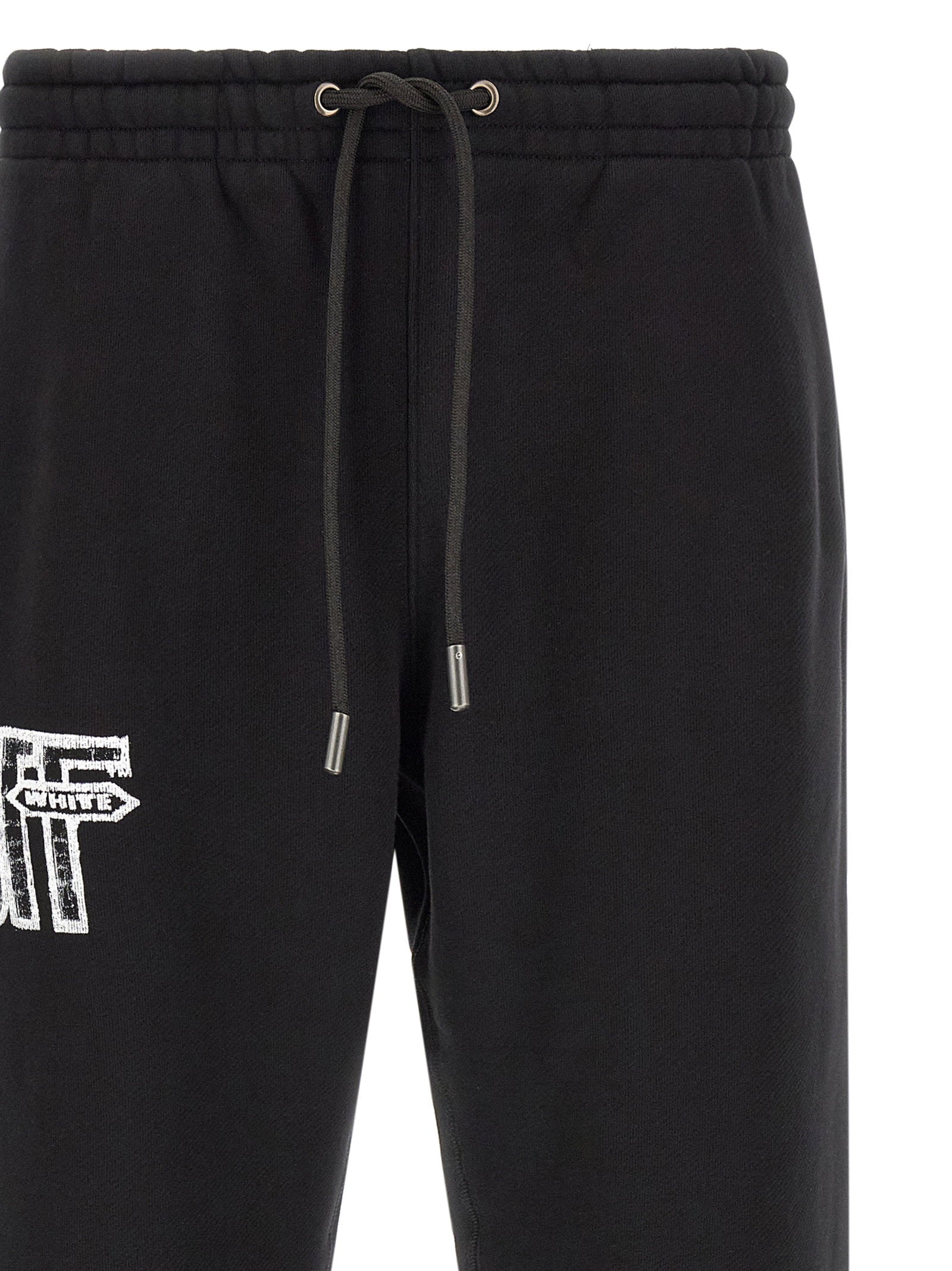 Off White Motion Arrow Cuffed Joggers – 100% cotton - view 3