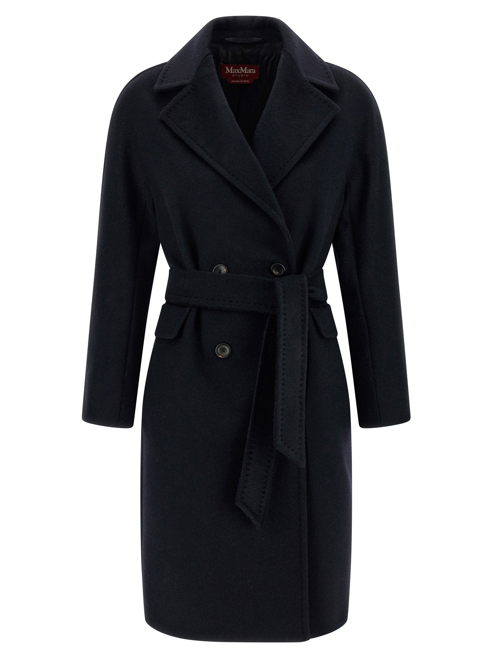 Max Mara Studio Panteon Coat – 40% ws, 30% wp, 30% wv